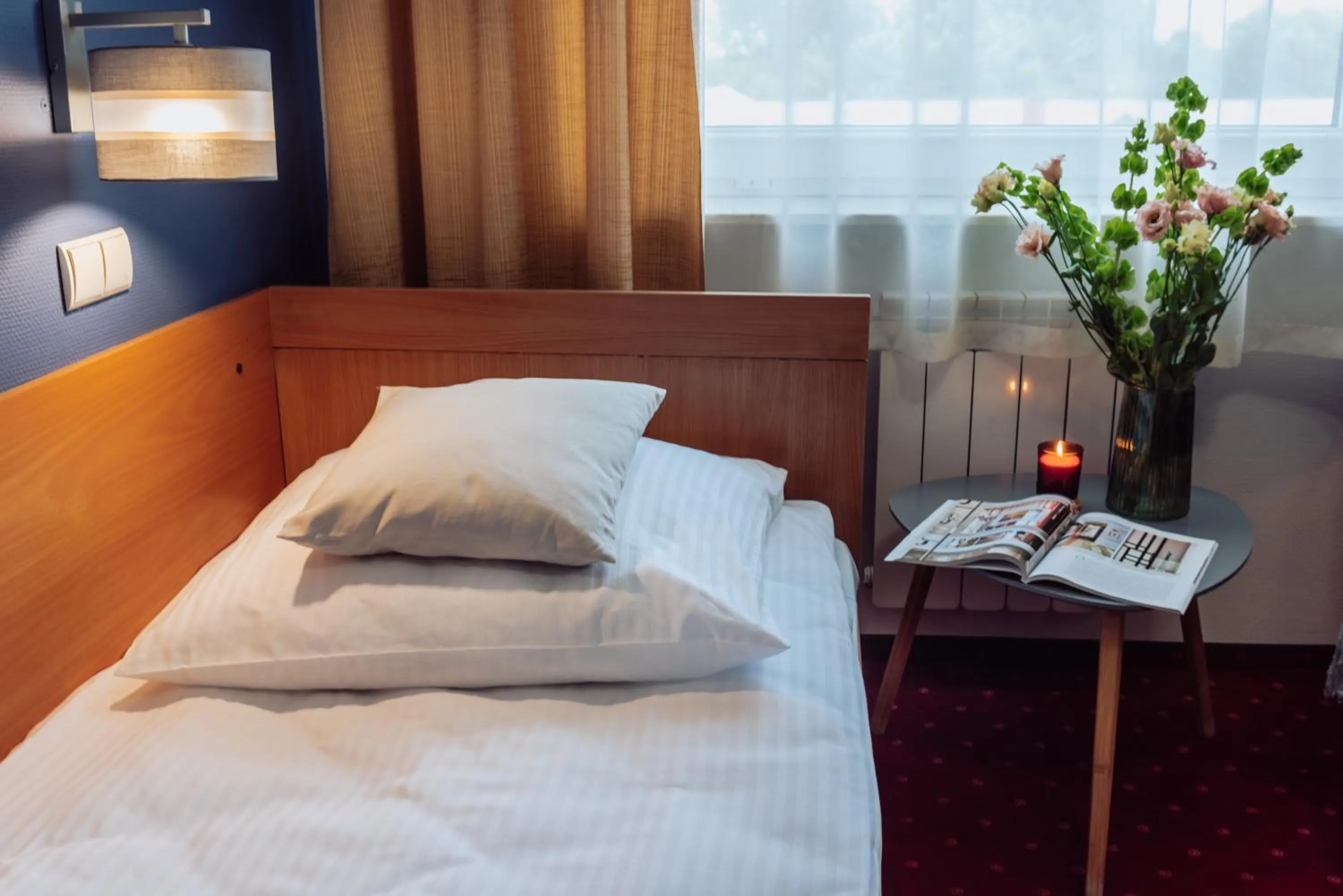 Bed in Hotel Albatros