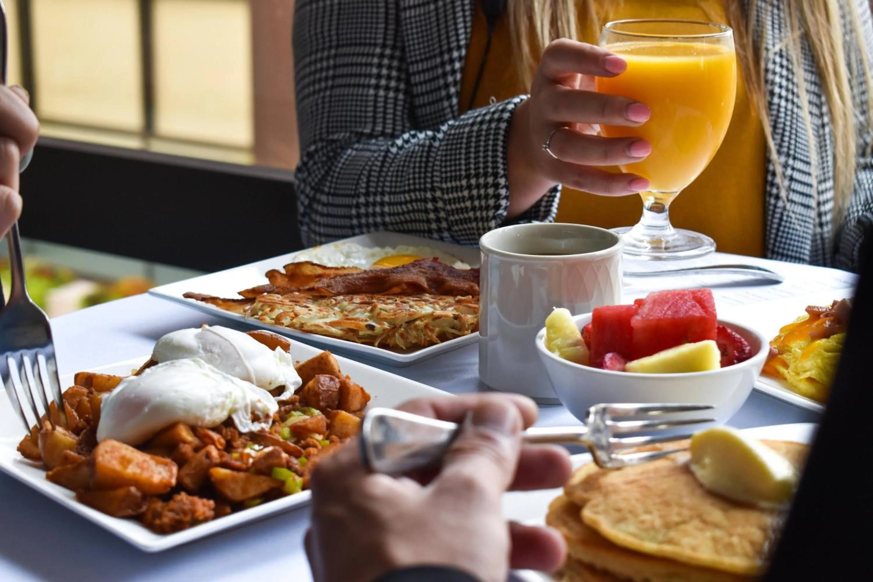 Breakfast in Des Moines Marriott Downtown