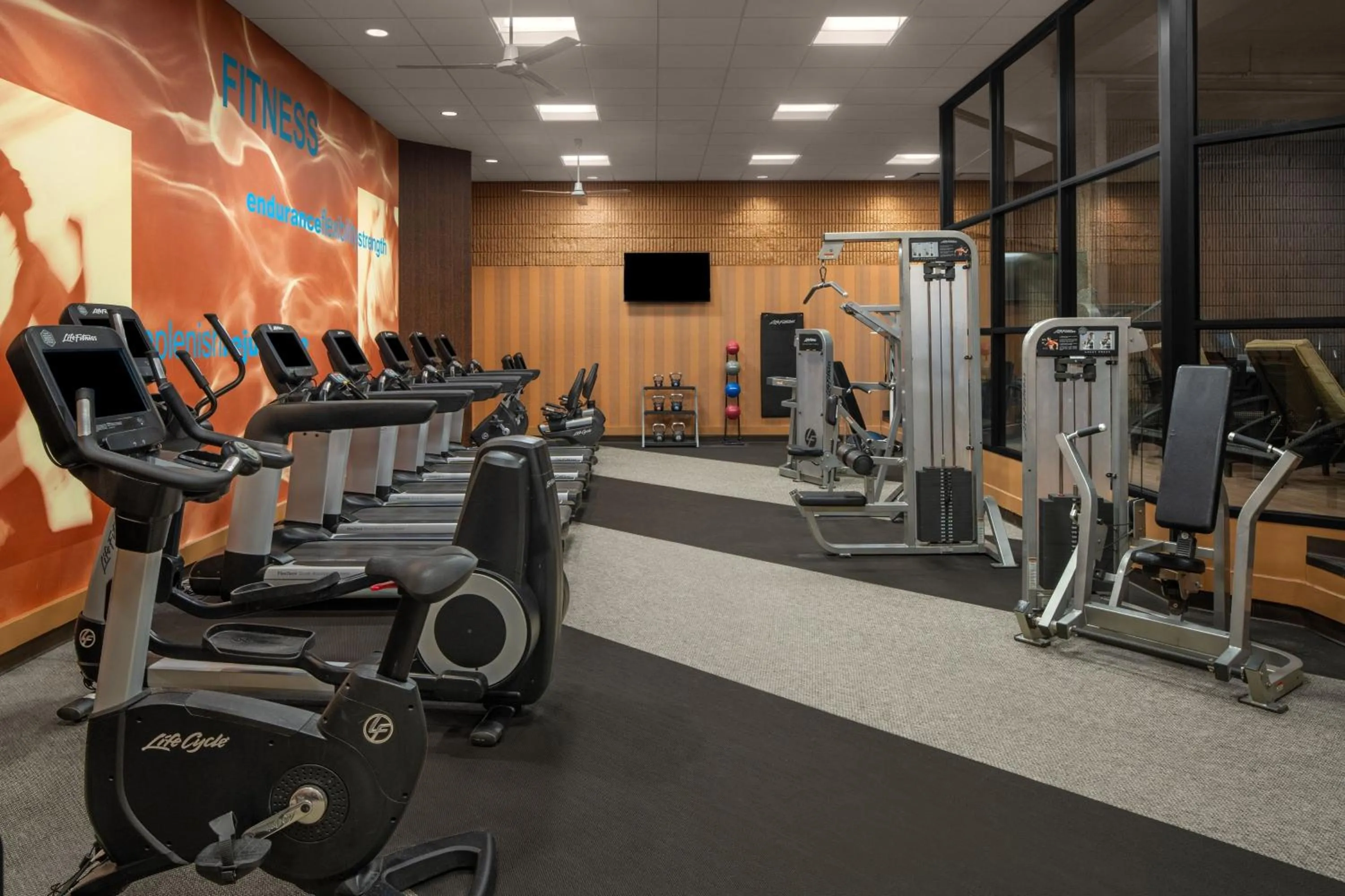 Fitness centre/facilities in Des Moines Marriott Downtown