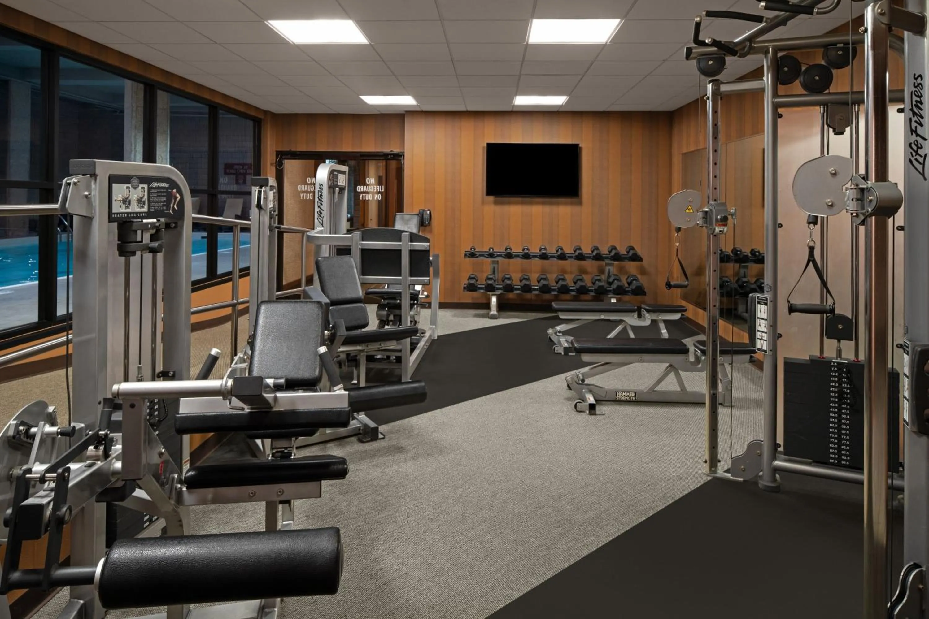 Fitness centre/facilities in Des Moines Marriott Downtown