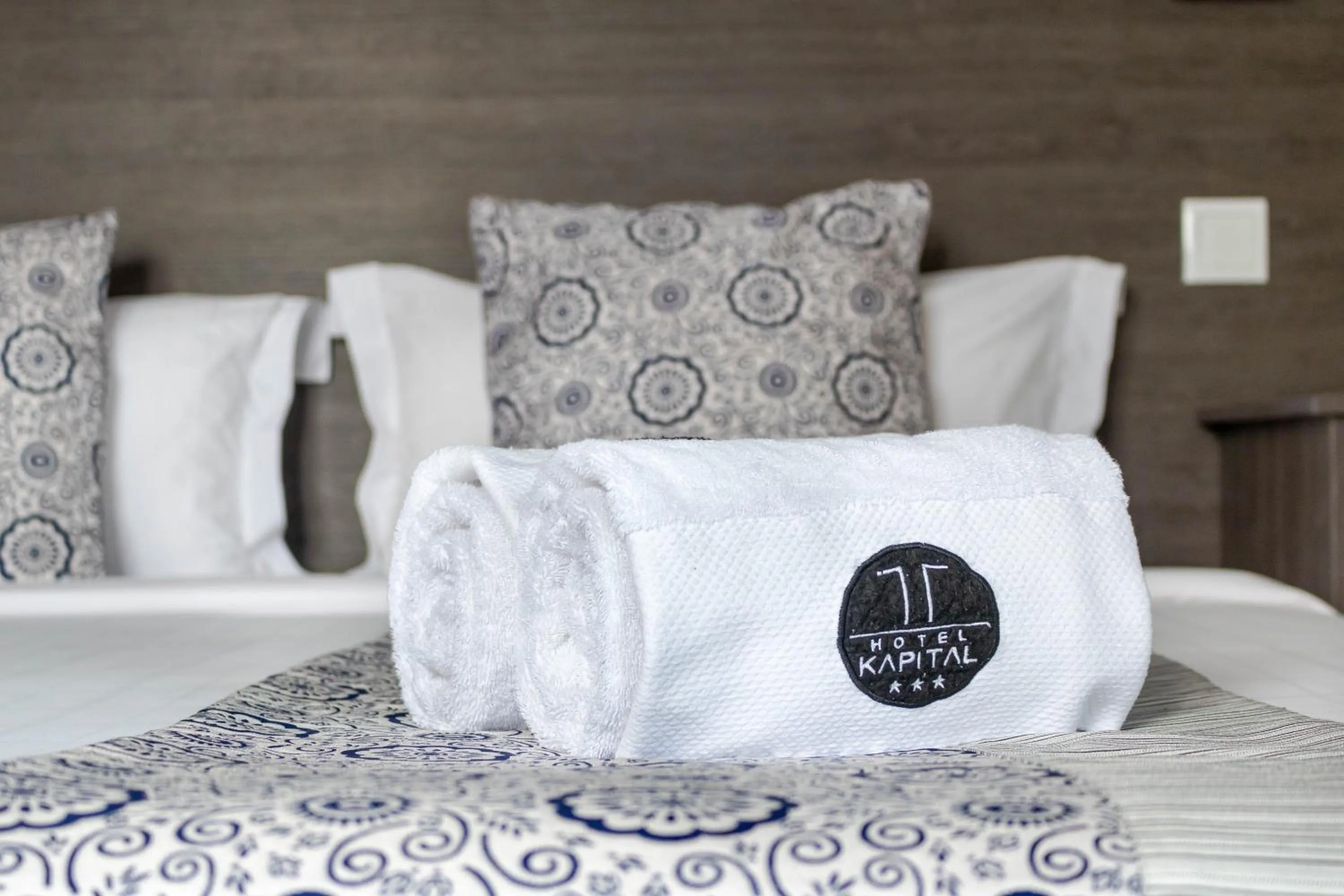 Bed in Hotel Kapital