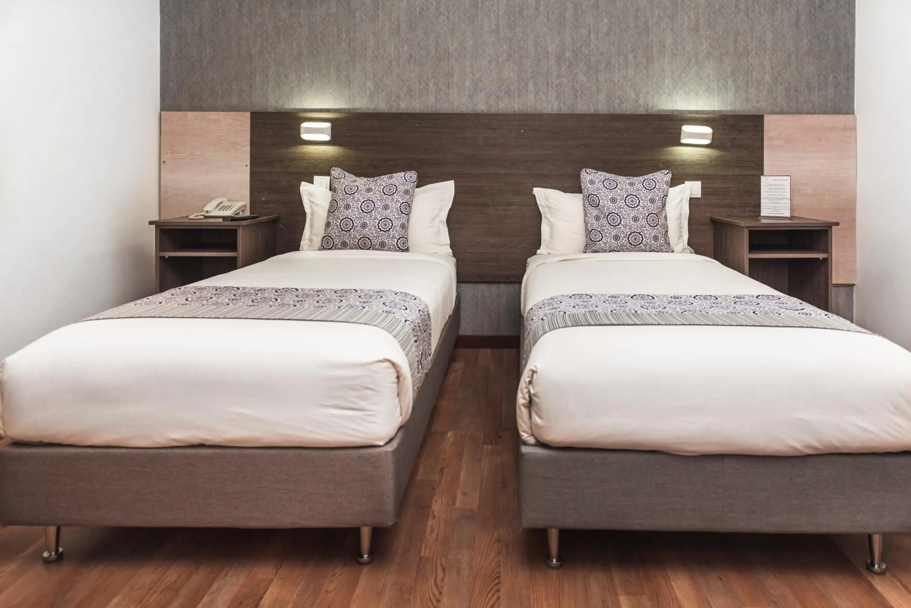 Bed in Hotel Kapital