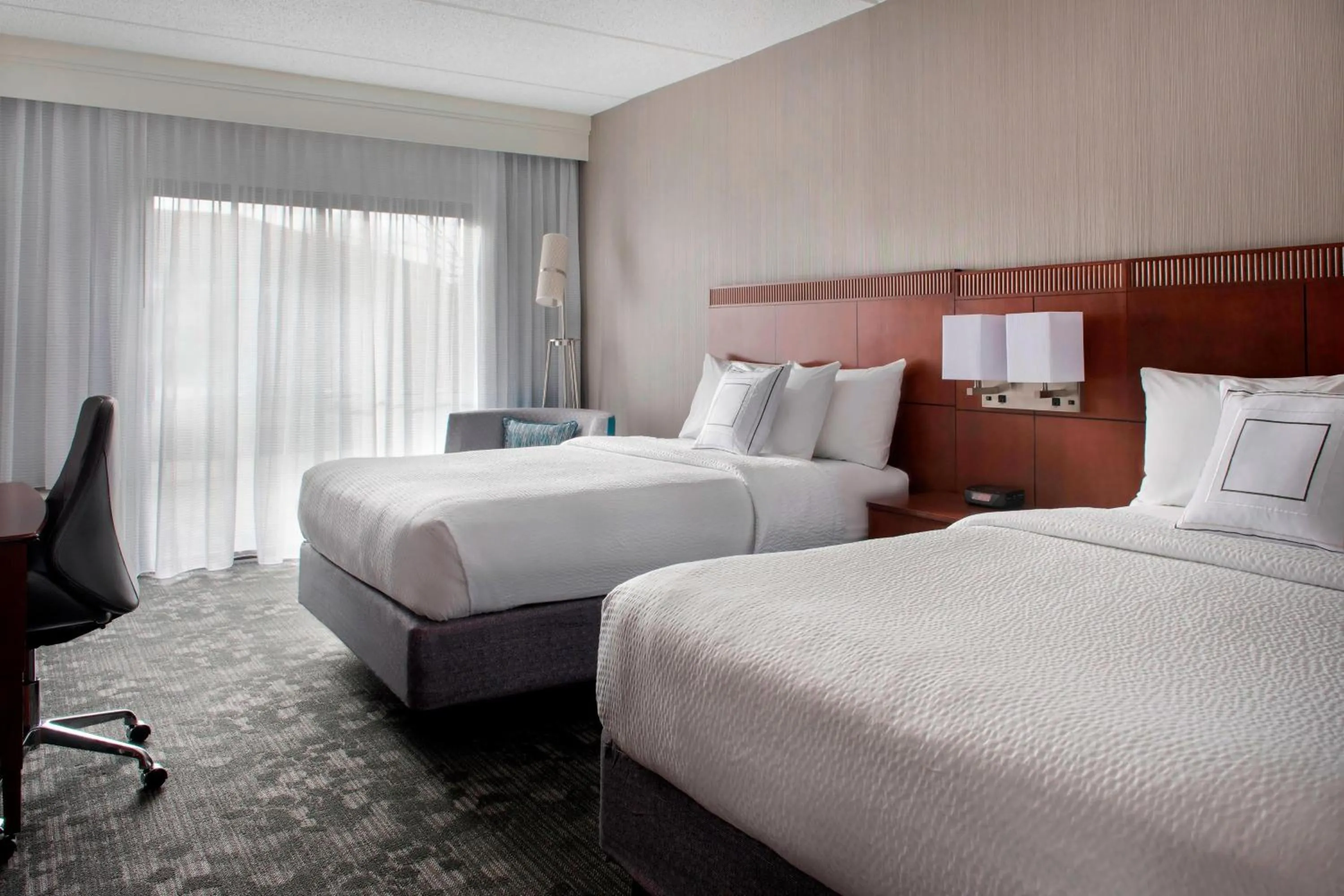 Queen Room with Two Queen Beds - Hearing Accessible in Courtyard by Marriott Fishkill