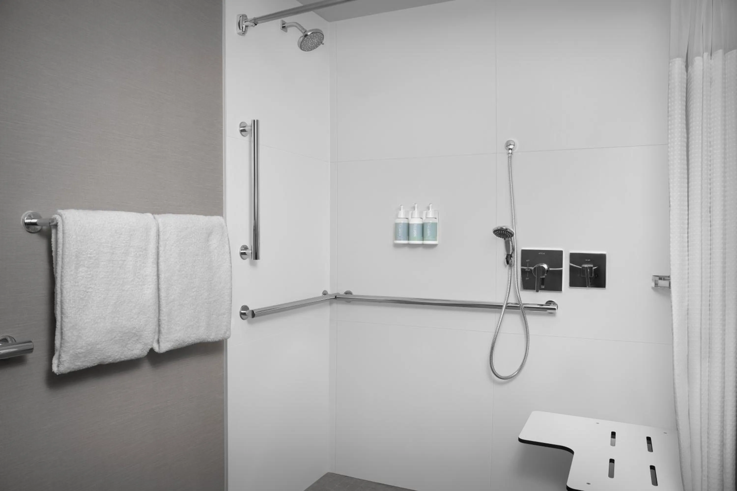 Bathroom in Courtyard Spokane Downtown at the Convention Center