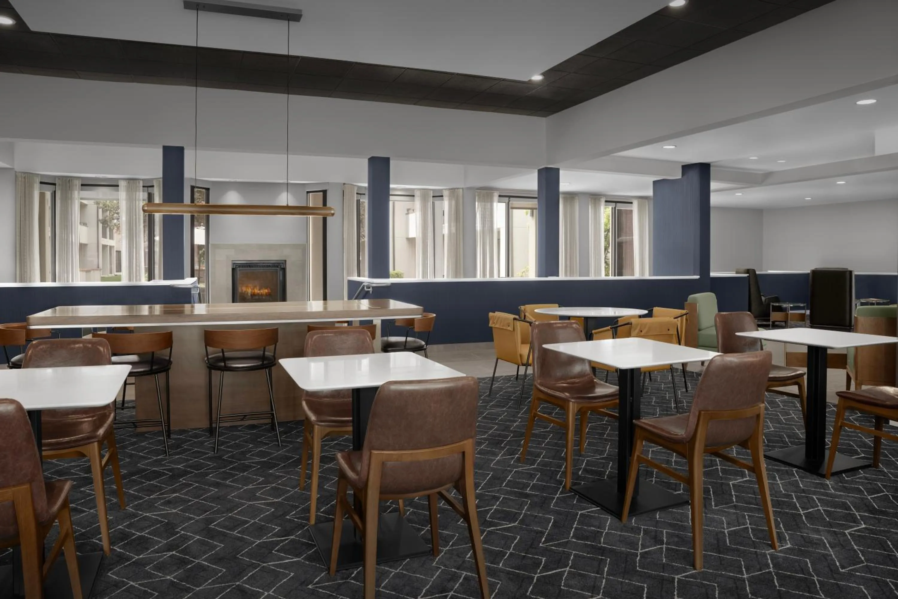 Seating area in Courtyard Spokane Downtown at the Convention Center