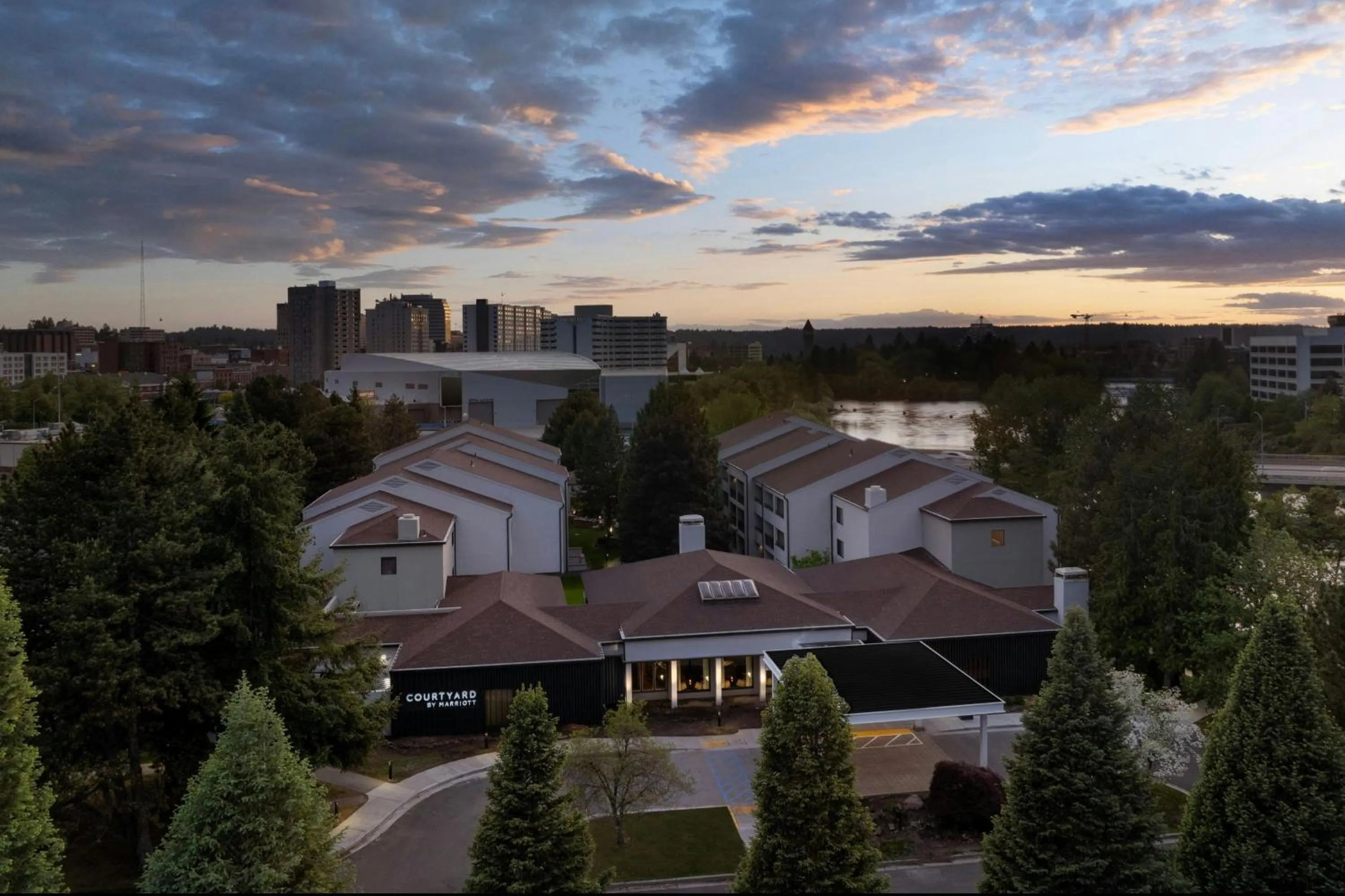 Property building in Courtyard Spokane Downtown at the Convention Center