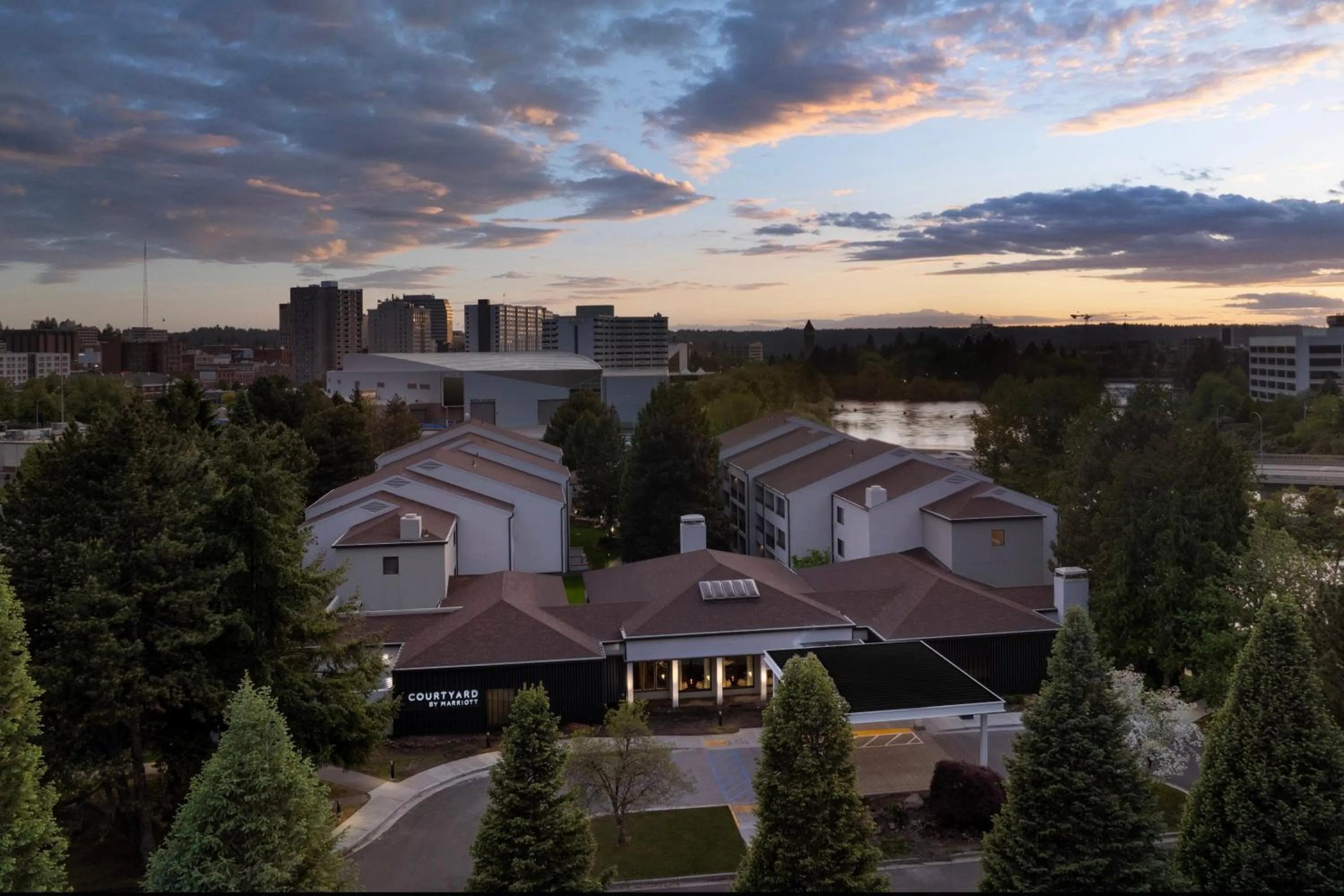 Property building in Courtyard Spokane Downtown at the Convention Center