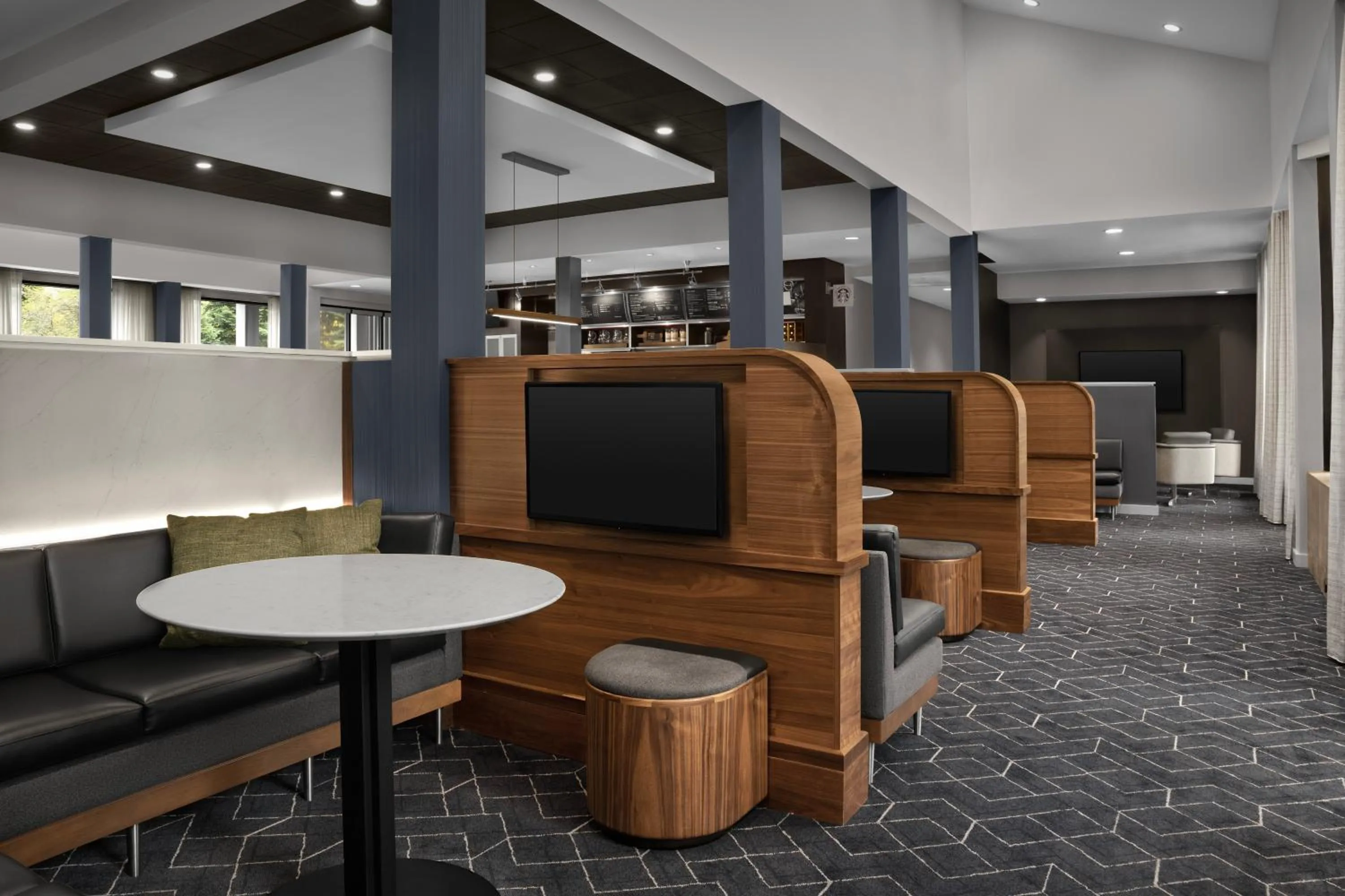 Seating area in Courtyard Spokane Downtown at the Convention Center