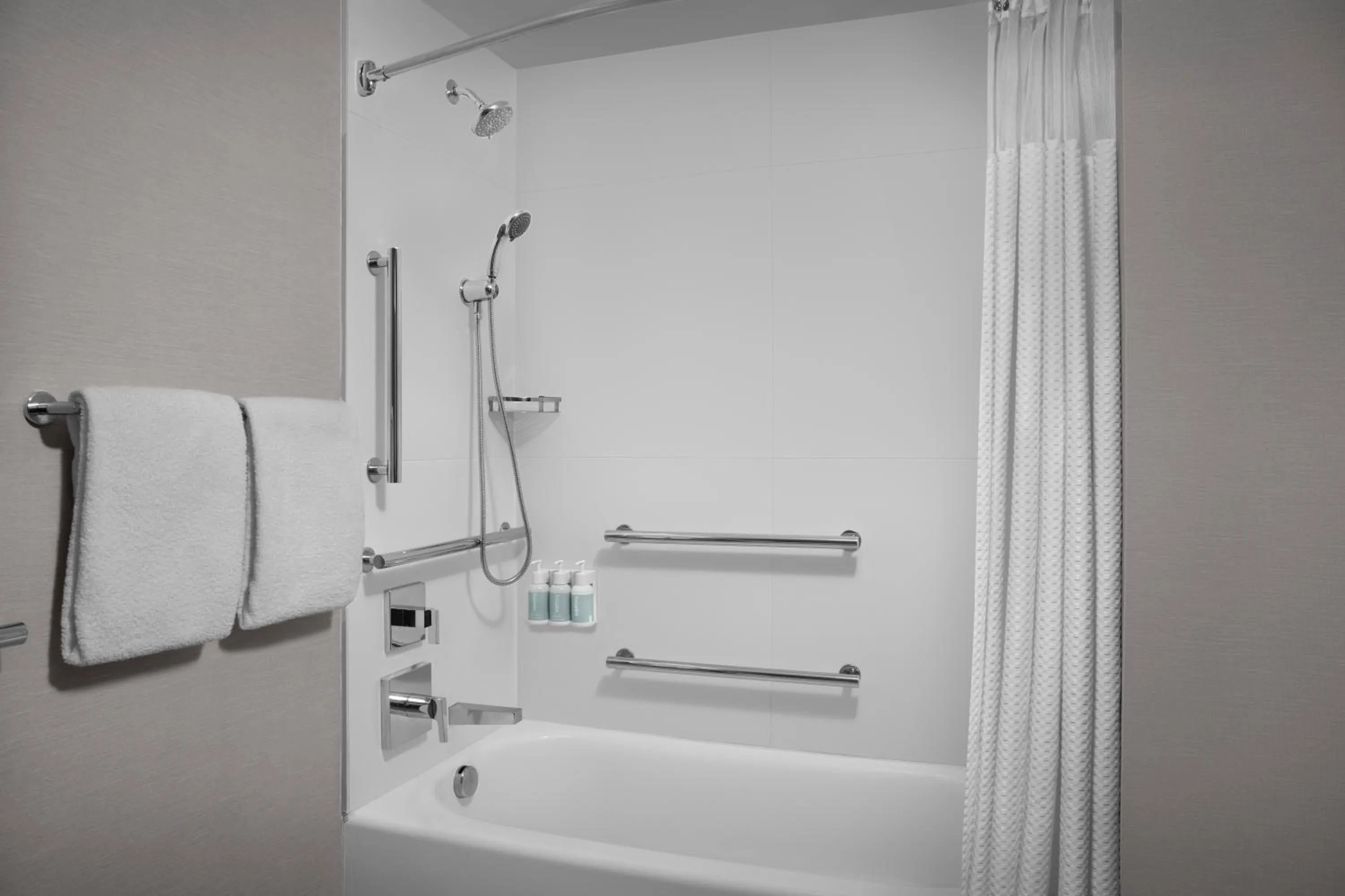 Bathroom in Courtyard Spokane Downtown at the Convention Center