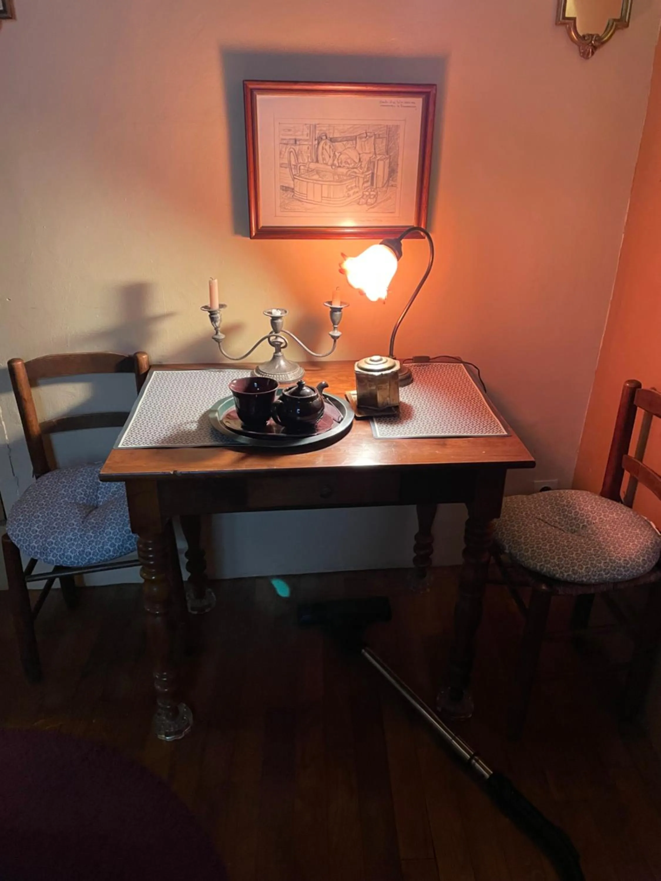 À l'étape des randonneurs