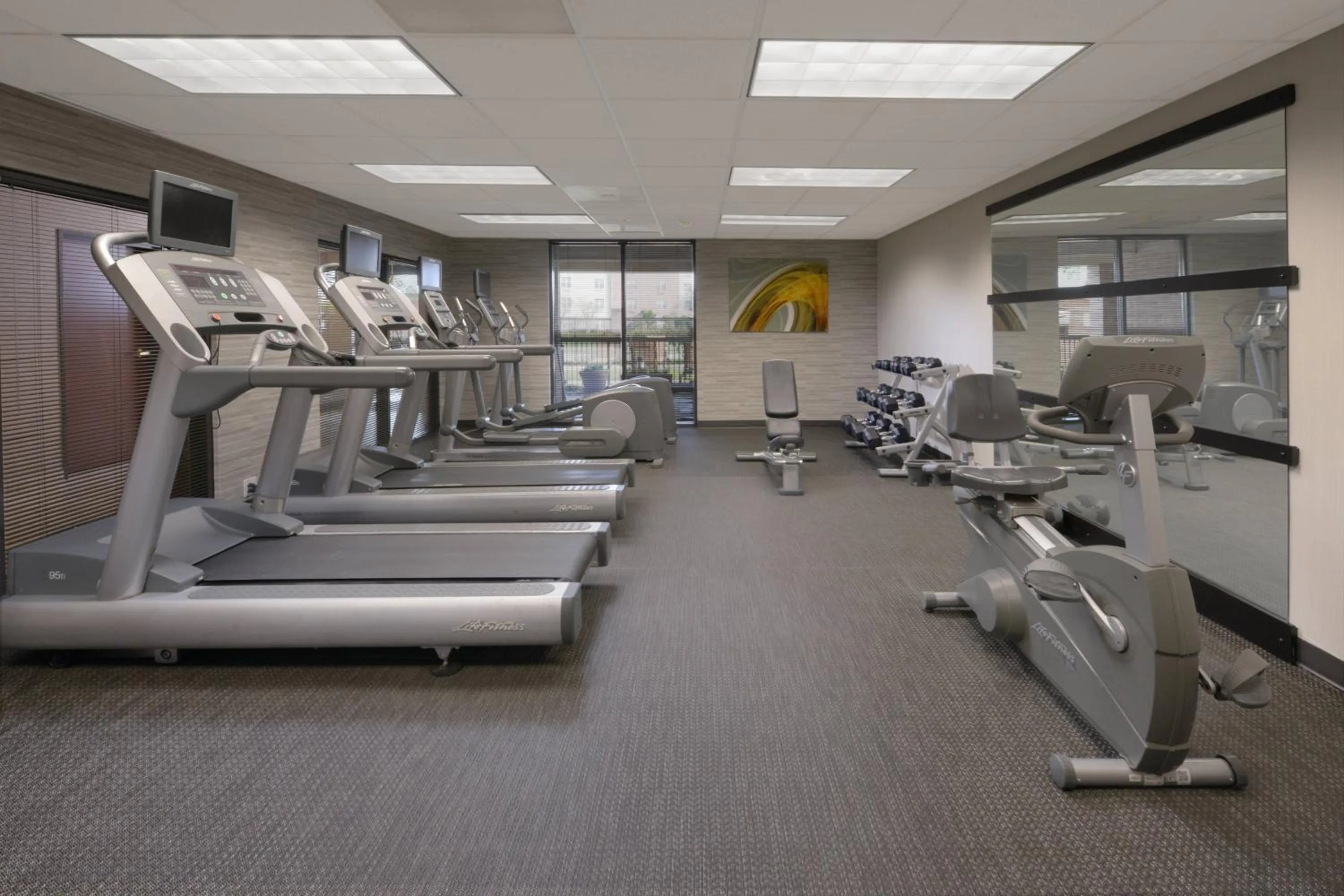 Fitness centre/facilities in Courtyard by Marriott Houston Northwest