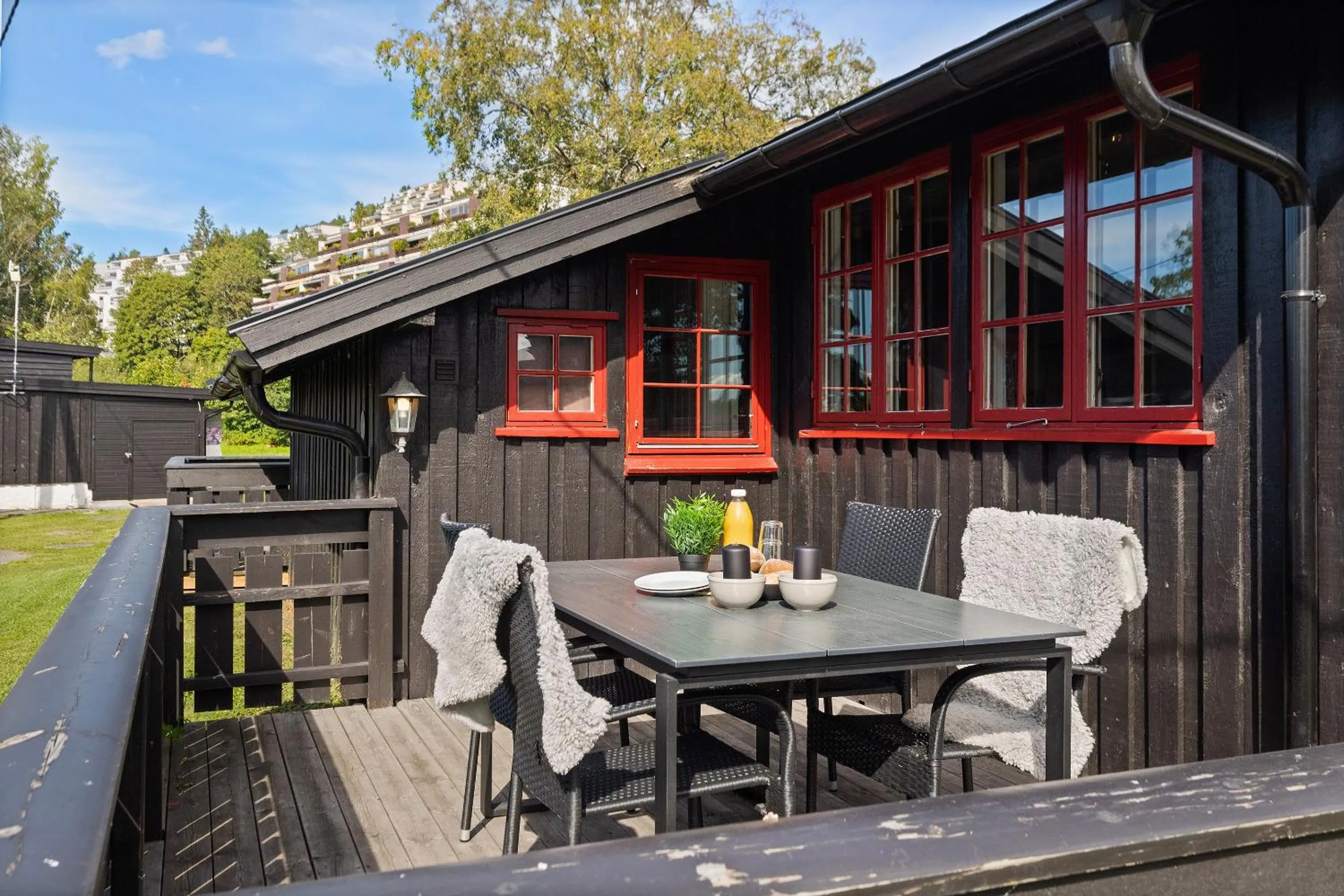Balcony/Terrace in Topcamp Bogstad - Oslo