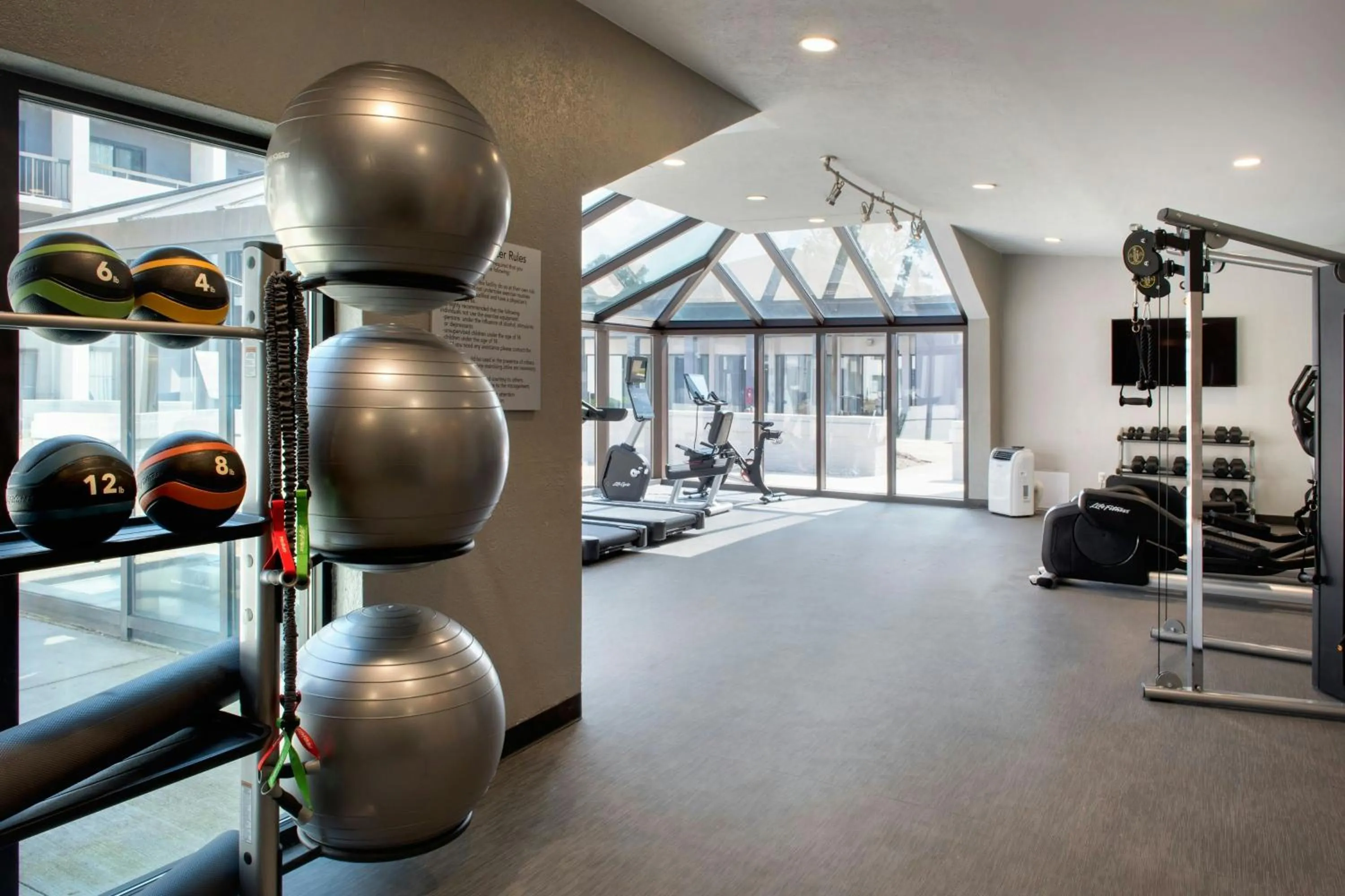 Fitness centre/facilities in Courtyard by Marriott Rye