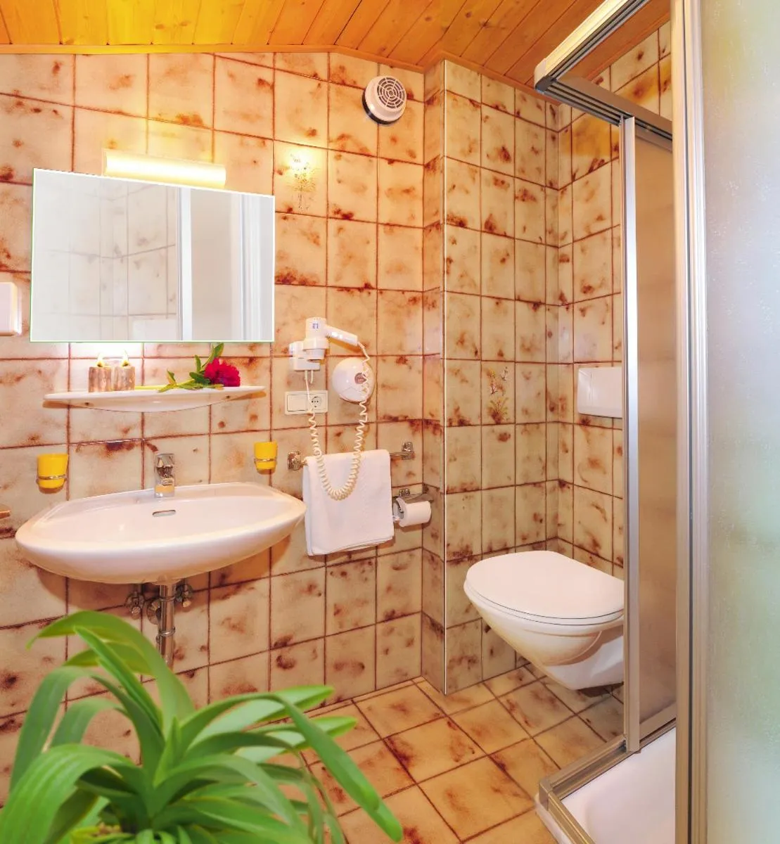 Bathroom in Hotel Flötscherhof