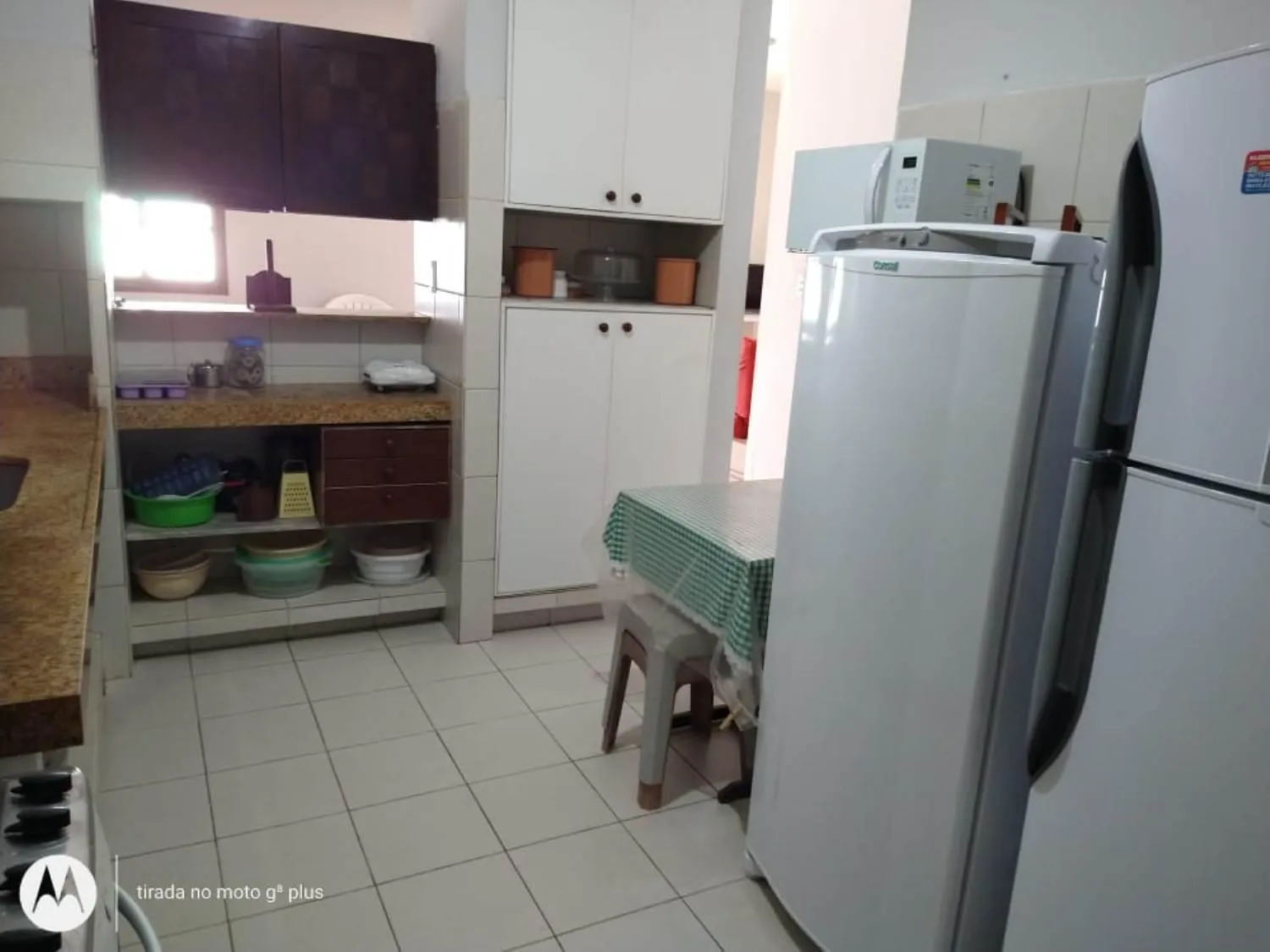 Kitchen or kitchenette in Casa Pé na Areia