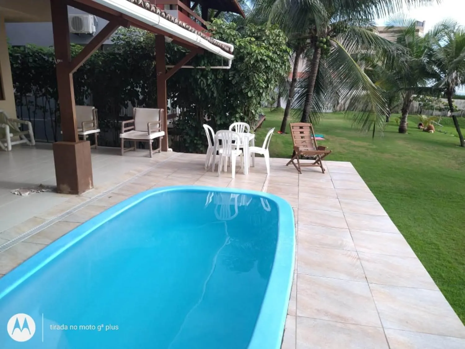 Swimming pool in Casa Pé na Areia