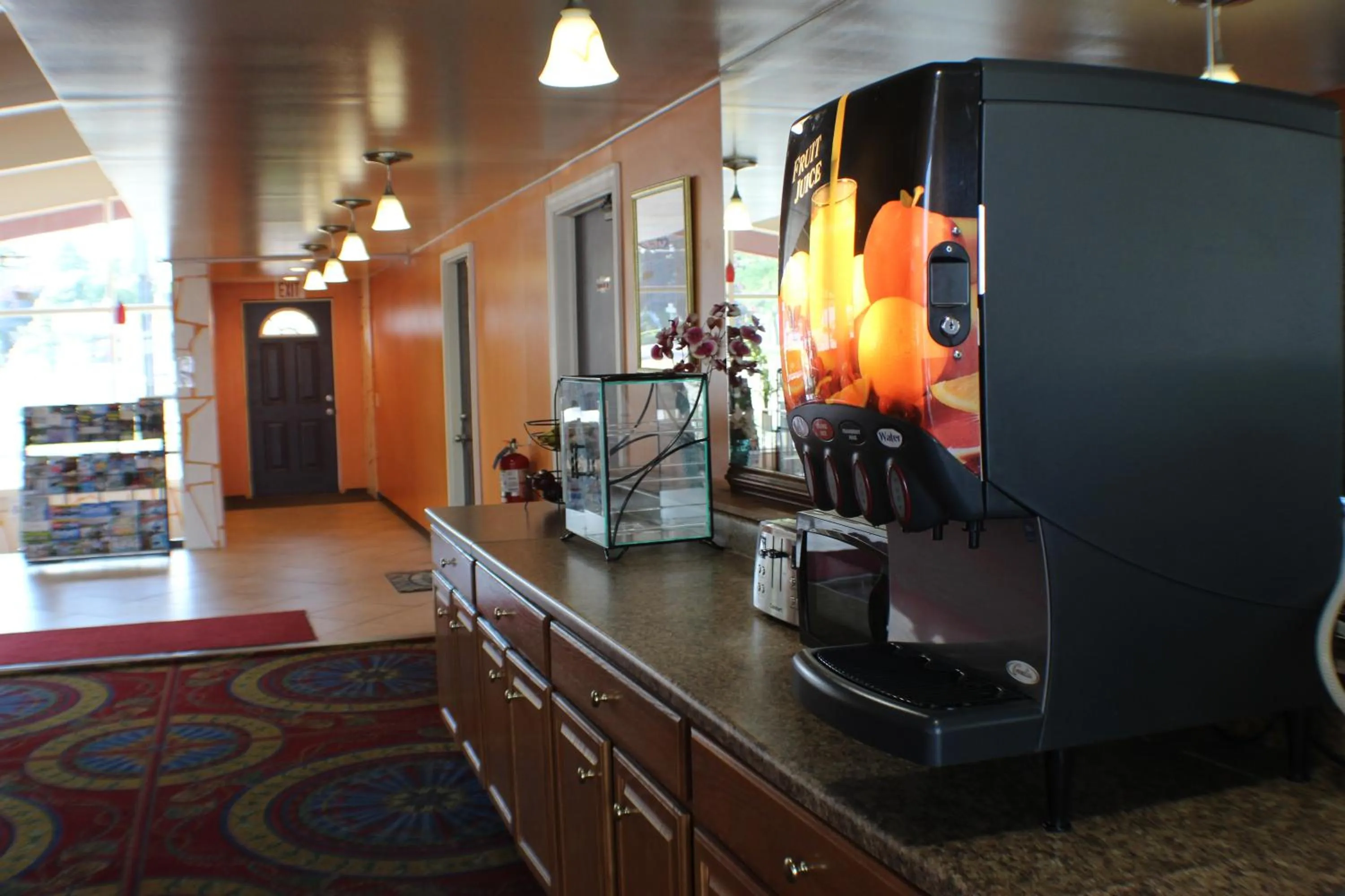 Continental breakfast in Americas Best Value Inn Geneva