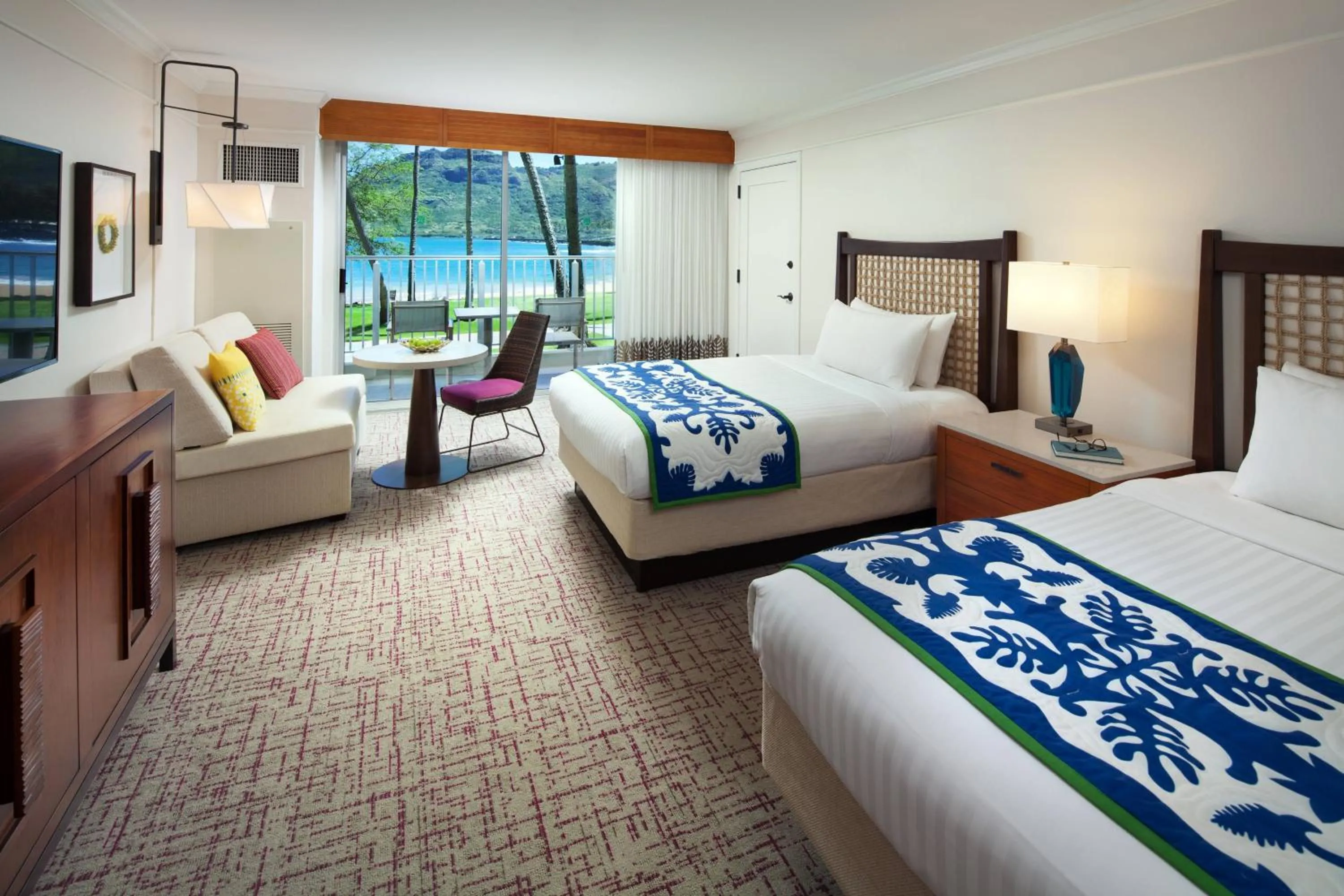 Photo of the whole room, Bed in Marriott's Kaua'i Beach Club