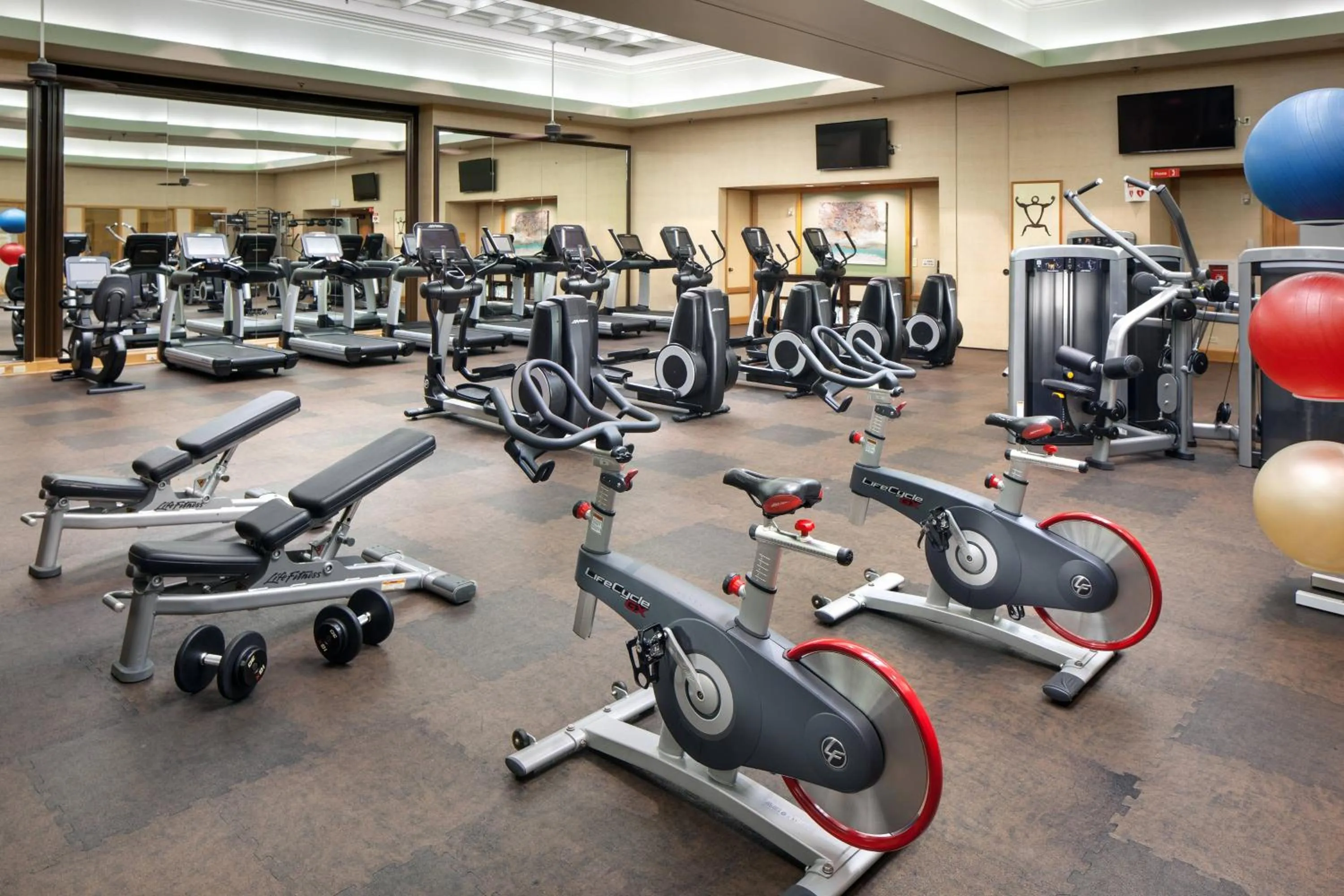 Fitness centre/facilities in Marriott's Kaua'i Beach Club