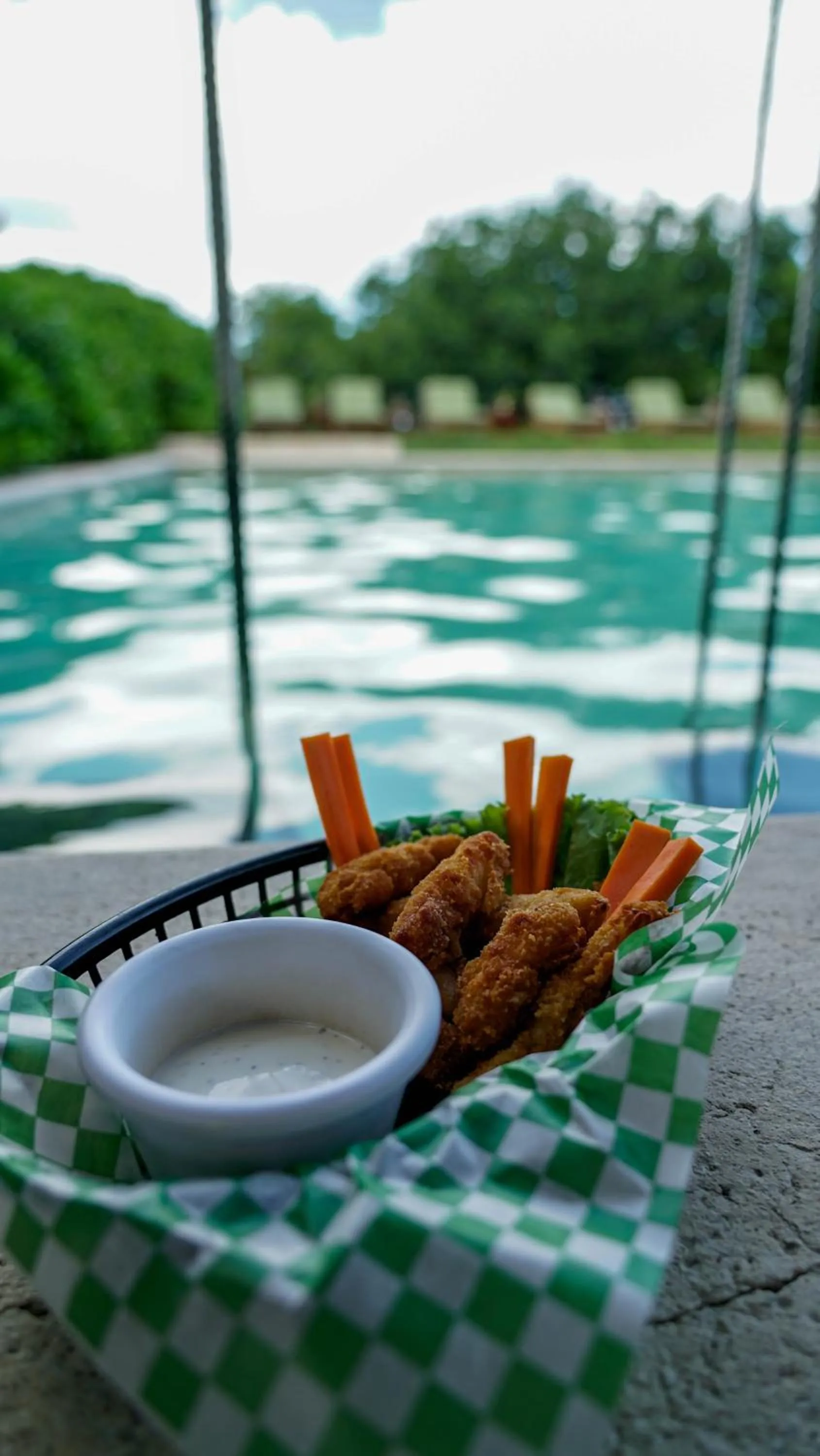Swimming pool in Hotel Rio Lagartos