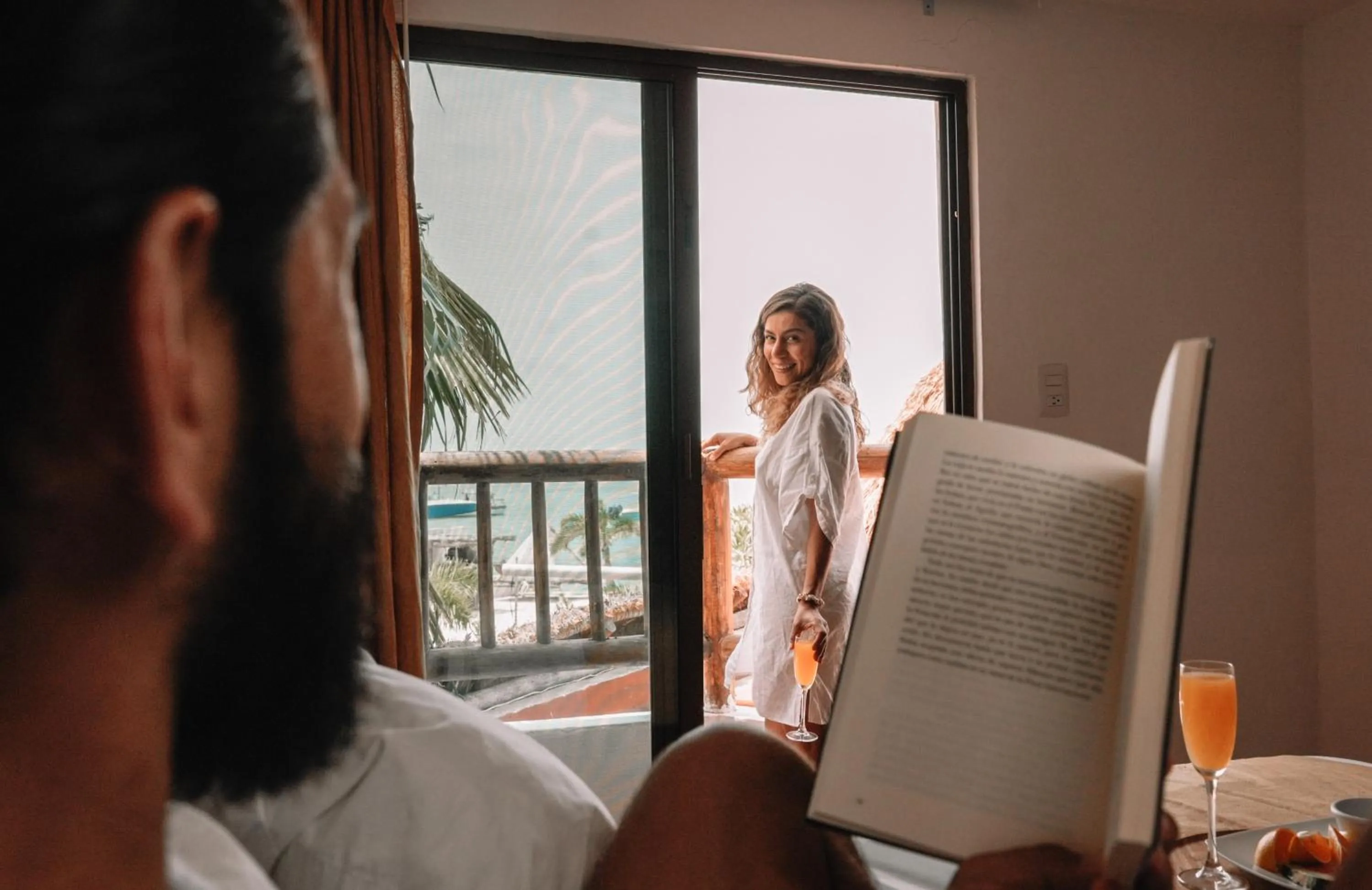 Balcony/Terrace in Hotel Rio Lagartos