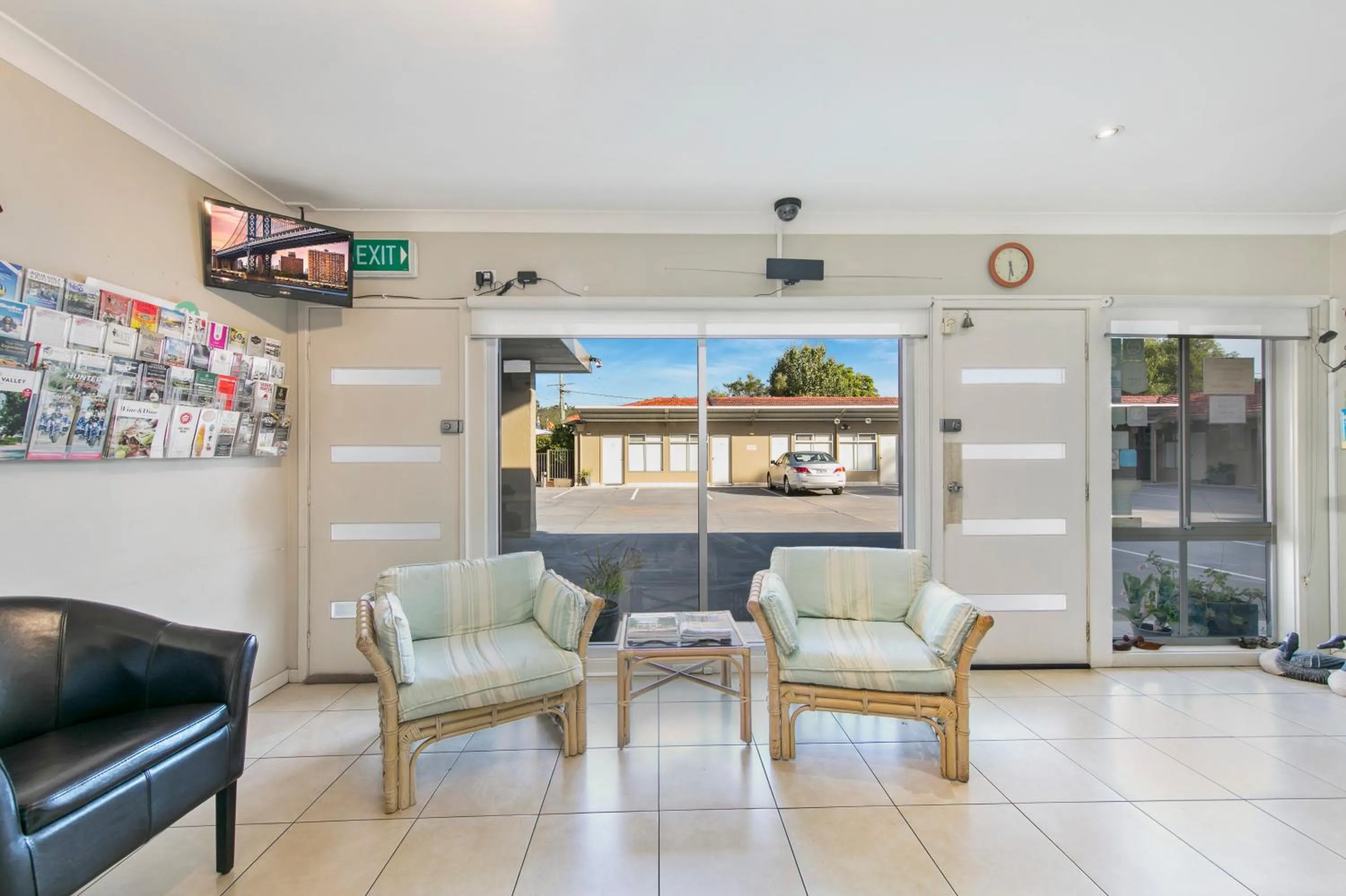 Lobby or reception in Cessnock Motel