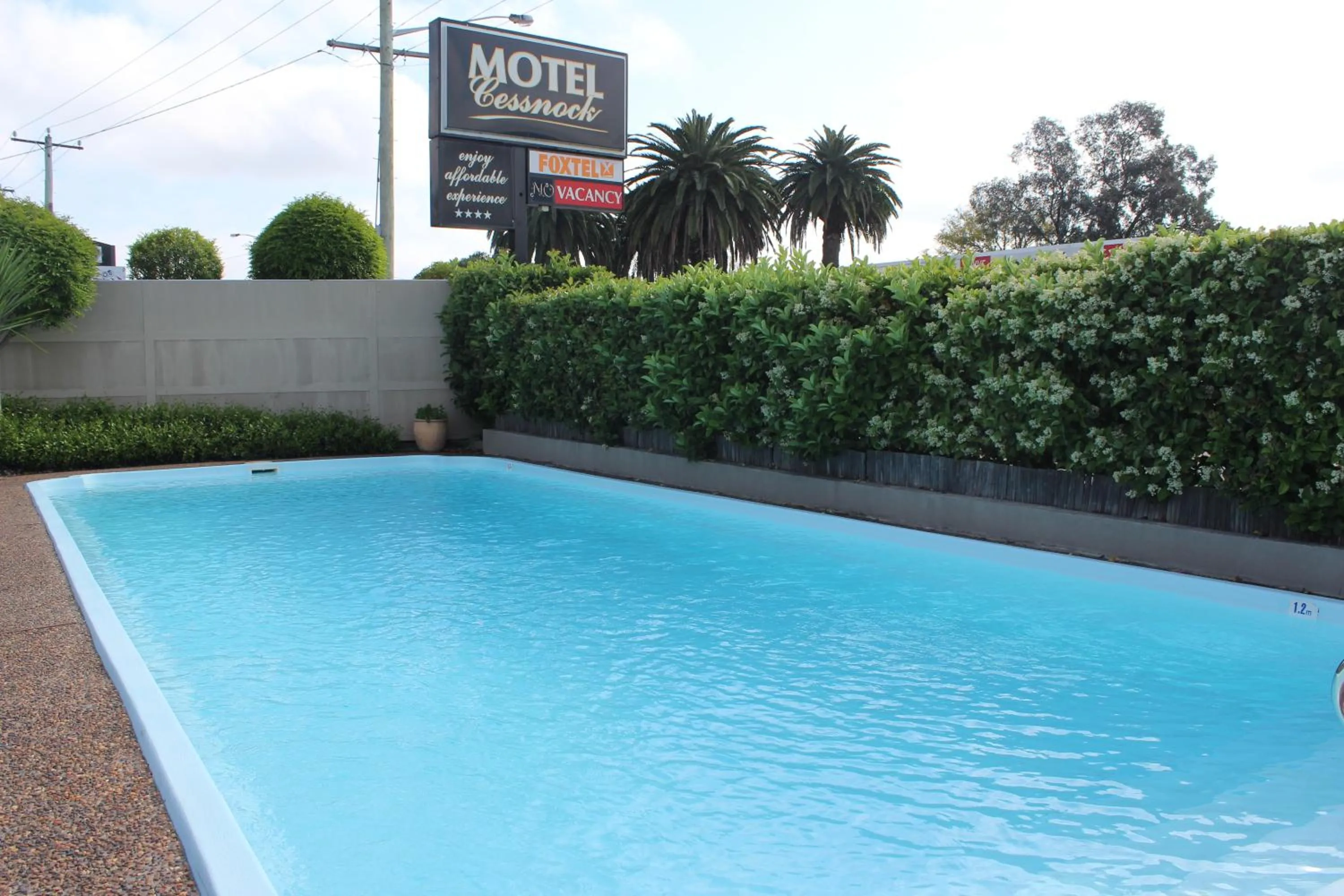 Swimming pool in Cessnock Motel