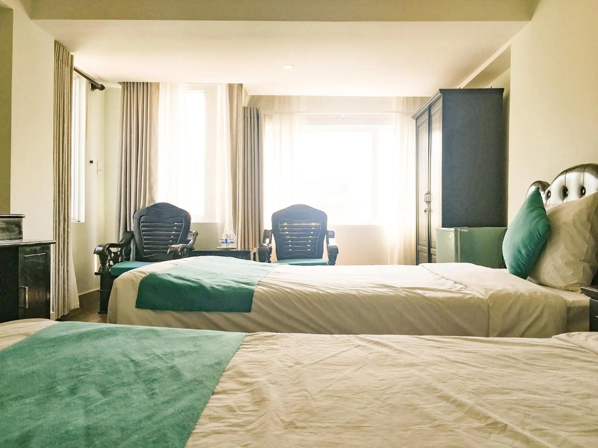 Bed in The Sunriver Boutique Hotel Hue