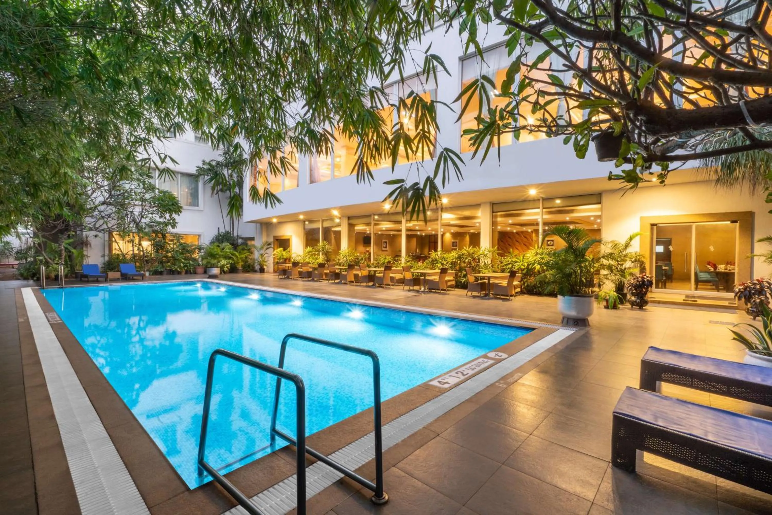 Pool view in Park Plaza Chennai OMR