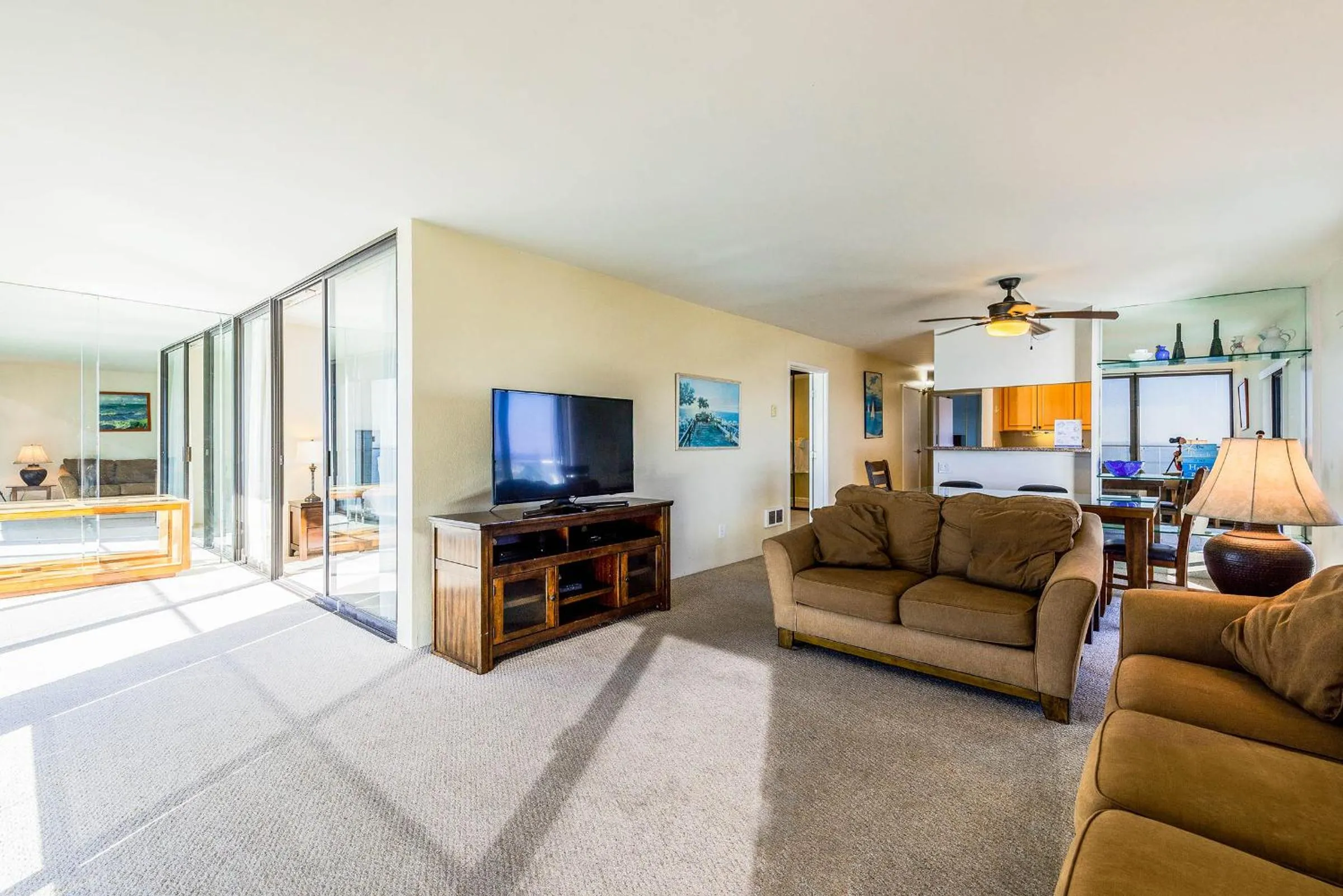 Living room in Capri by the Sea by All Seasons Resort Lodging