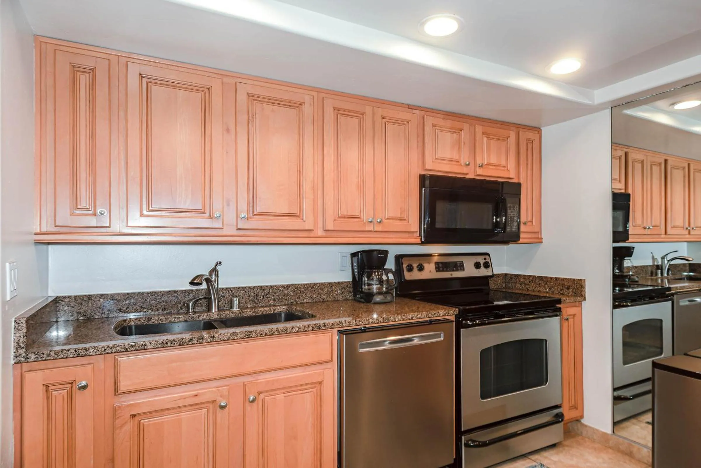 kitchen in Capri by the Sea by All Seasons Resort Lodging