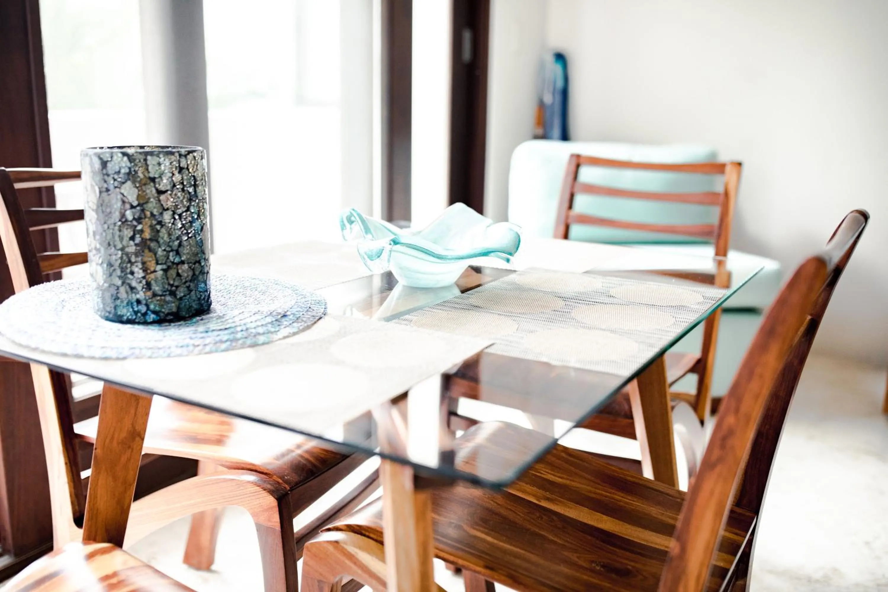 Dining area in Mak Nuk Village - Clothing Optional