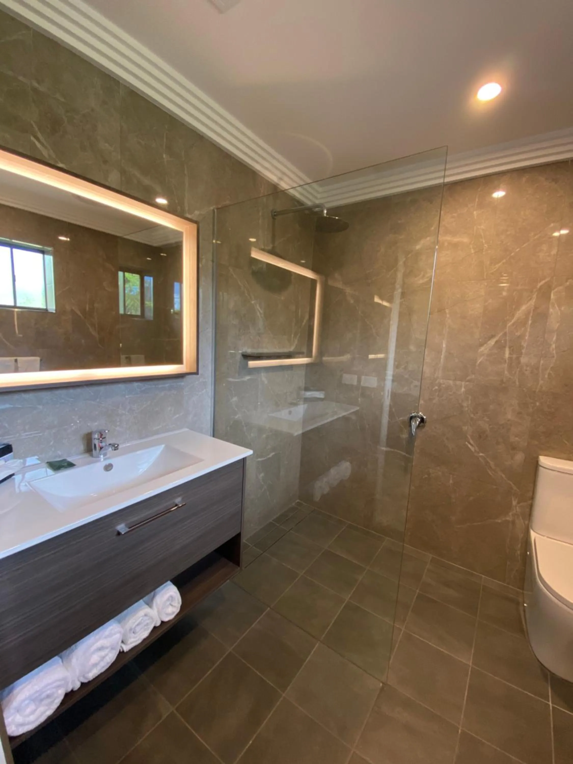 Shower in Sunseeker Motor Inn