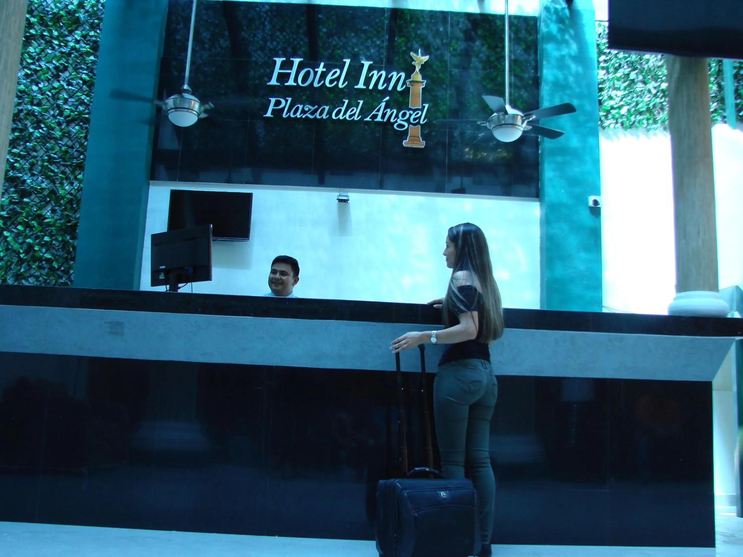 Lobby or reception in Hotel Inn Plaza del Ángel Chihuahua