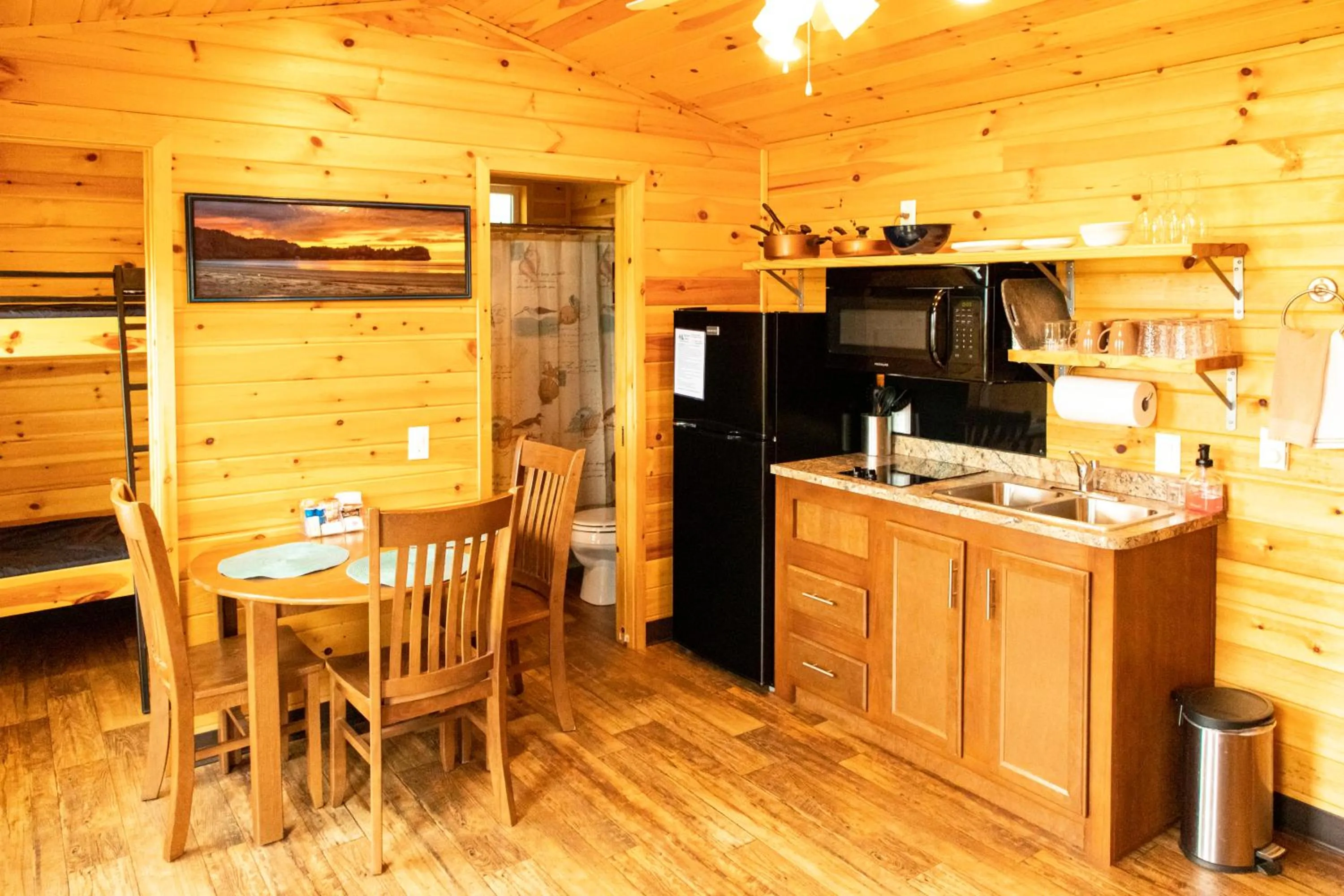 Bathroom in Crescent Beach and RV Park