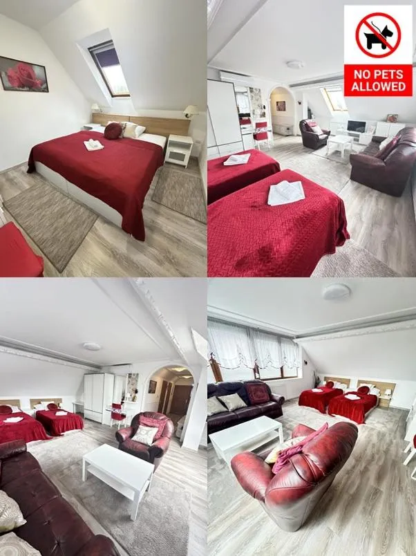 Bed in Le Rose Suites & Park Hotel