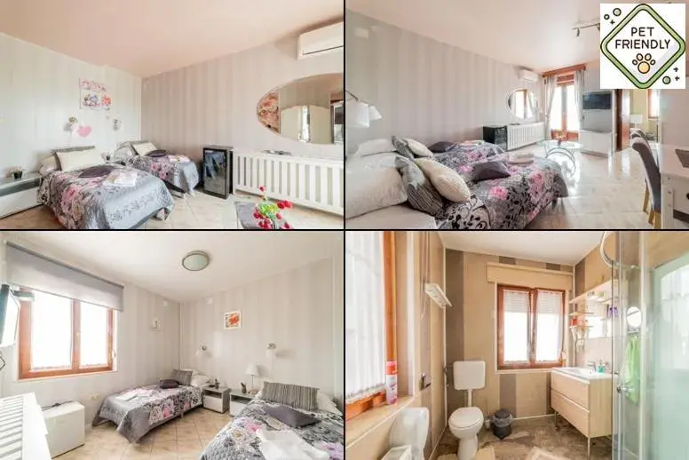 Tower Building - Pet-friendly four-person suite with balcony in Le Rose Suites & Park Hotel Tower Building - Pet-friendly four-person suite with balcony in Le Rose Suites & Park Hotel