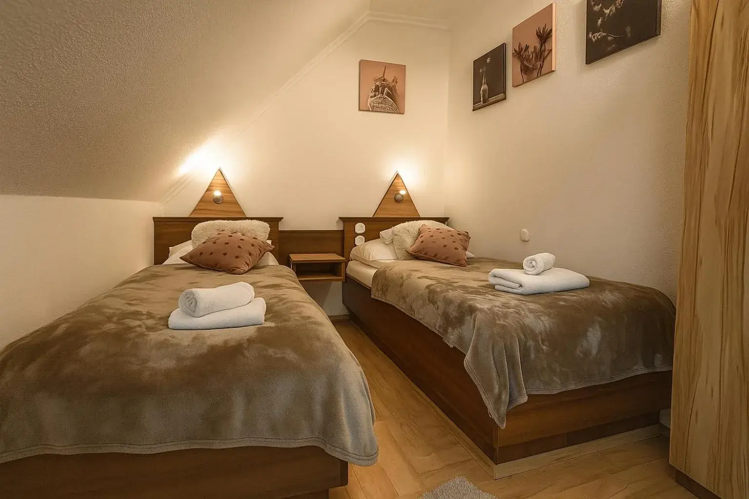 Main Building - Attic triple room in Le Rose Suites & Park Hotel Main Building - Attic triple room in Le Rose Suites & Park Hotel