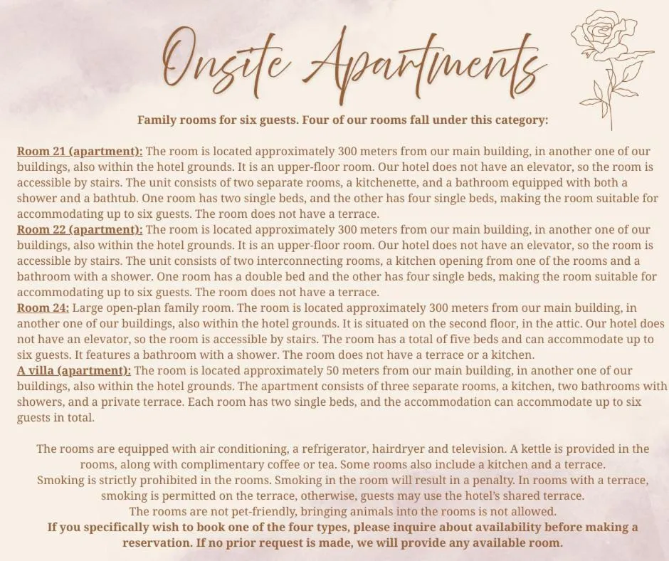 Text overlay in Le Rose Suites & Park Hotel