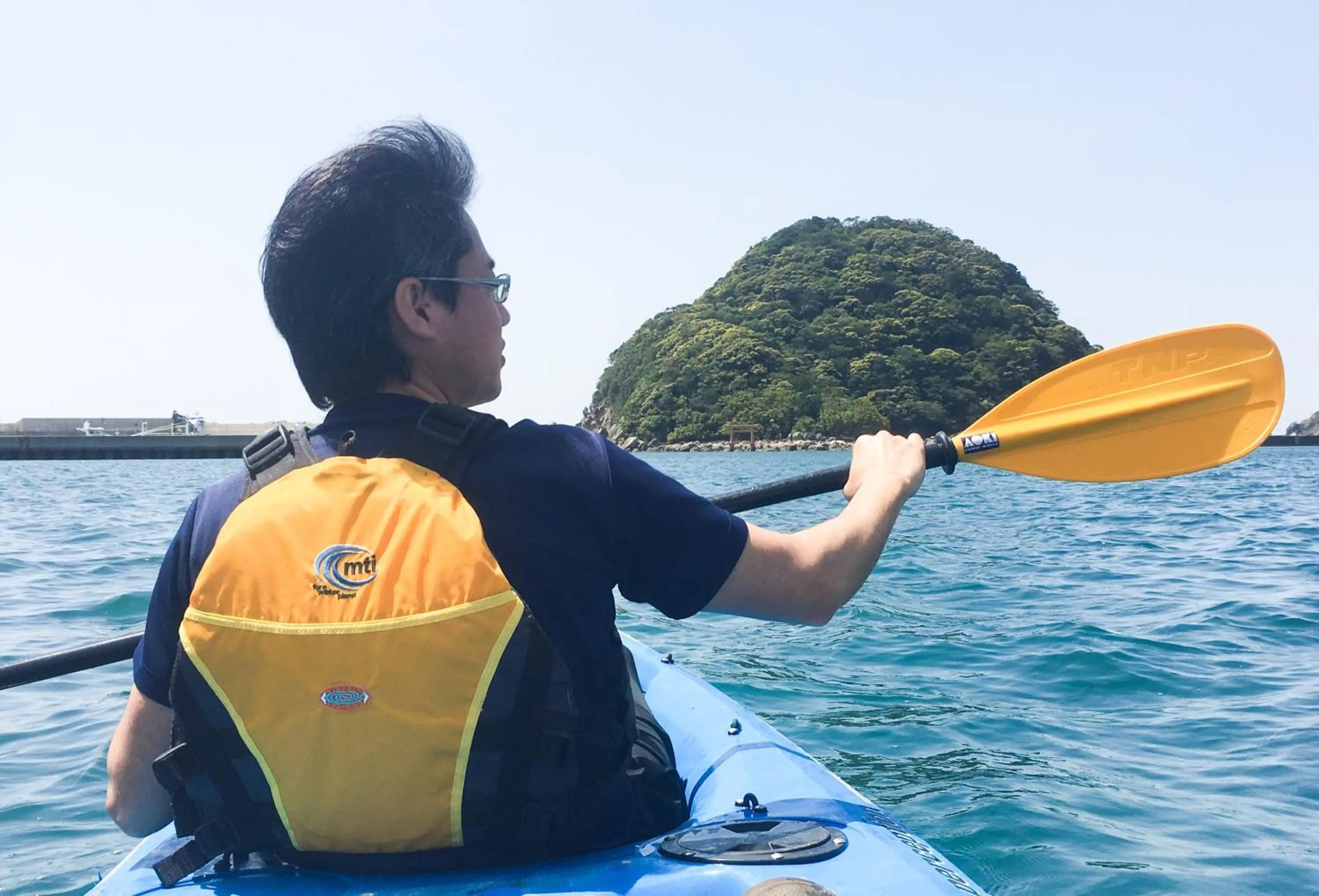 Canoeing in Hotel Sunset Susami