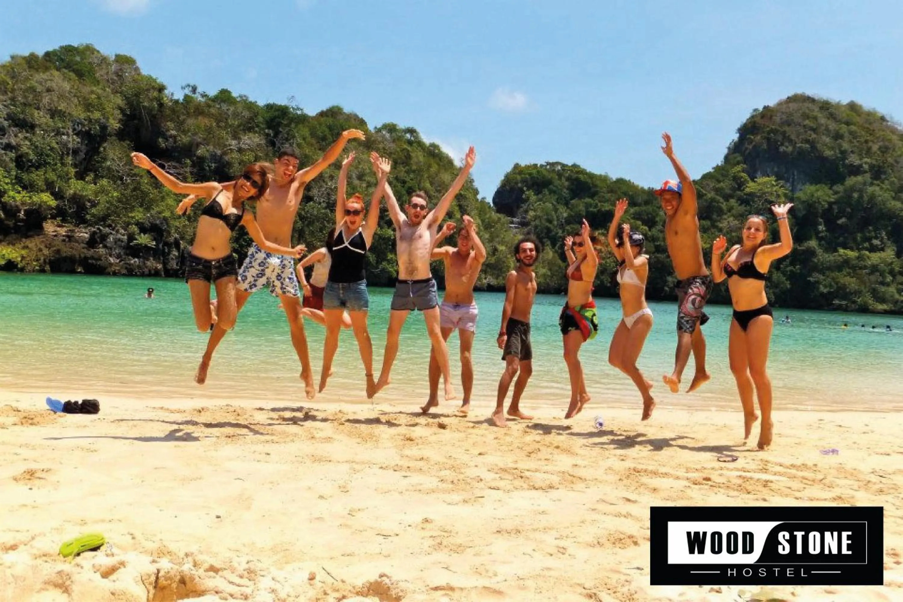 People in Wood Stone