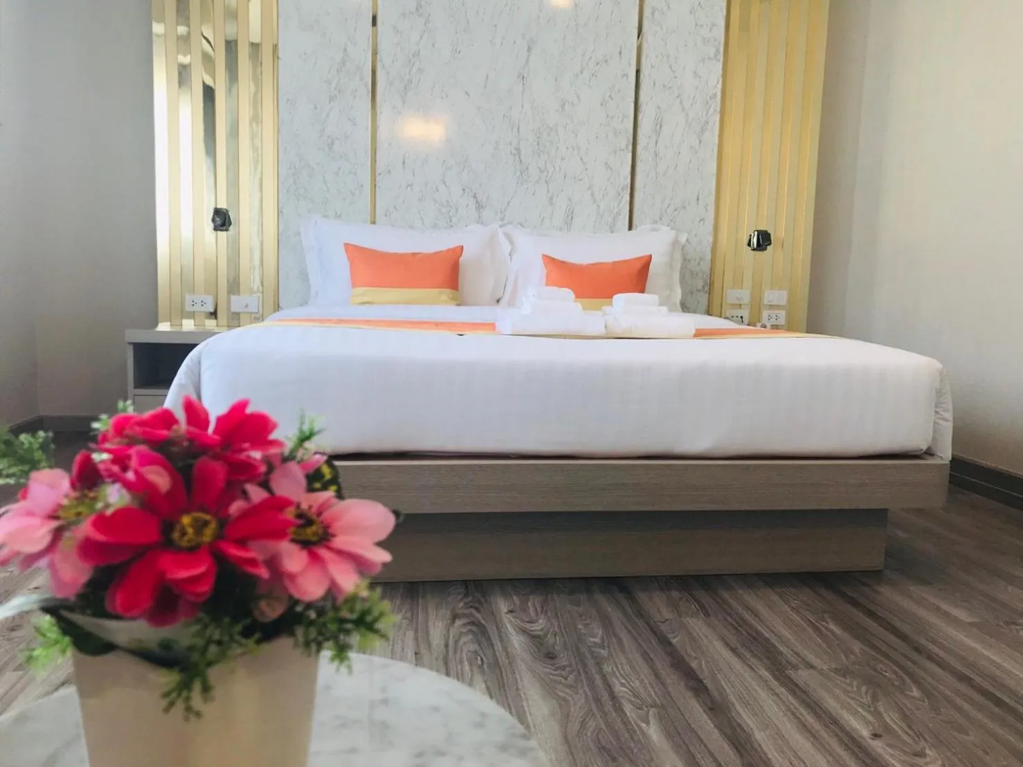 Bed in The Green View Hotel