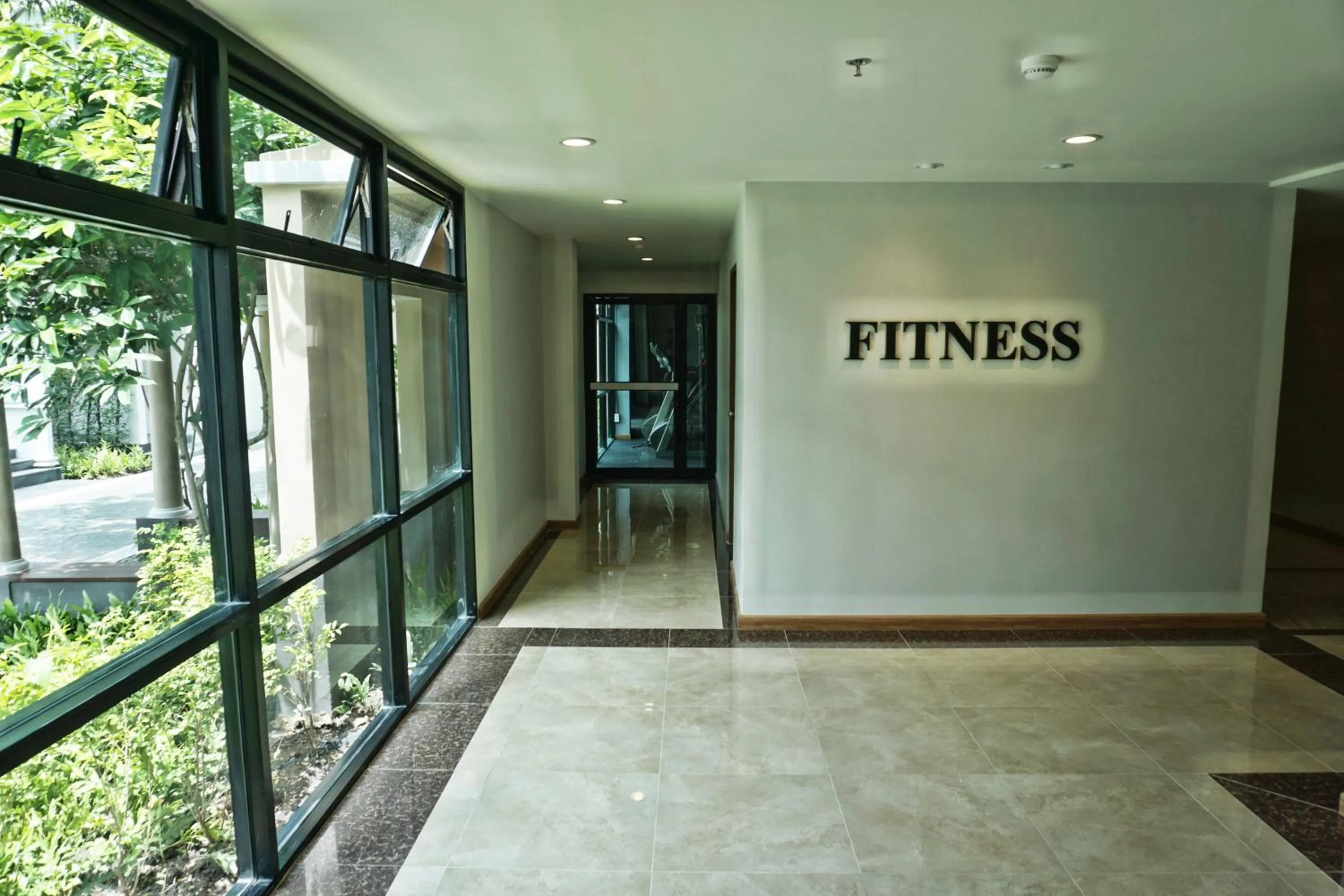Fitness centre/facilities in The Green View Hotel
