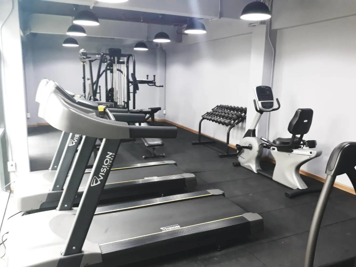 Fitness centre/facilities in The Green View Hotel