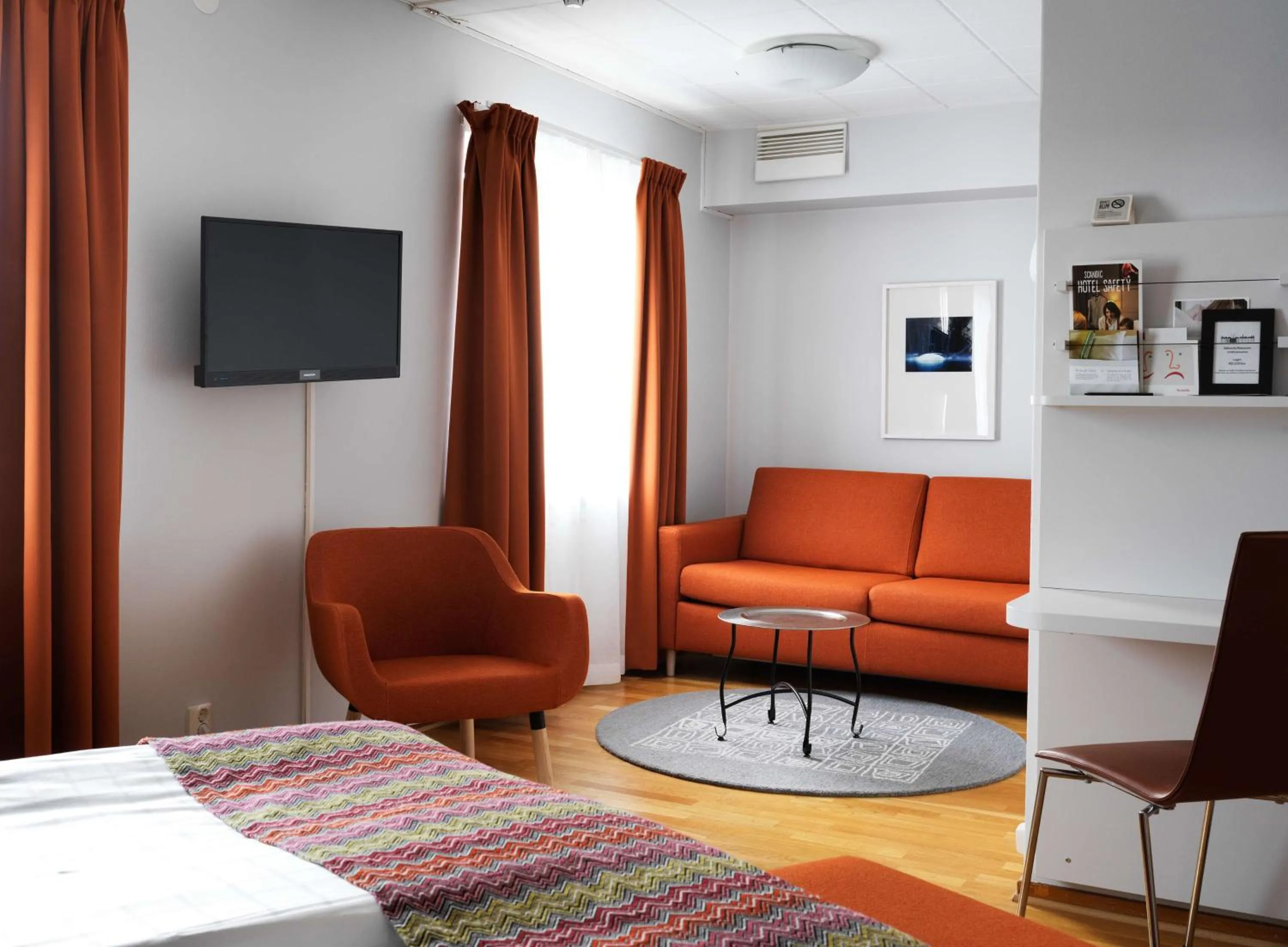 Bedroom in Scandic Värnamo