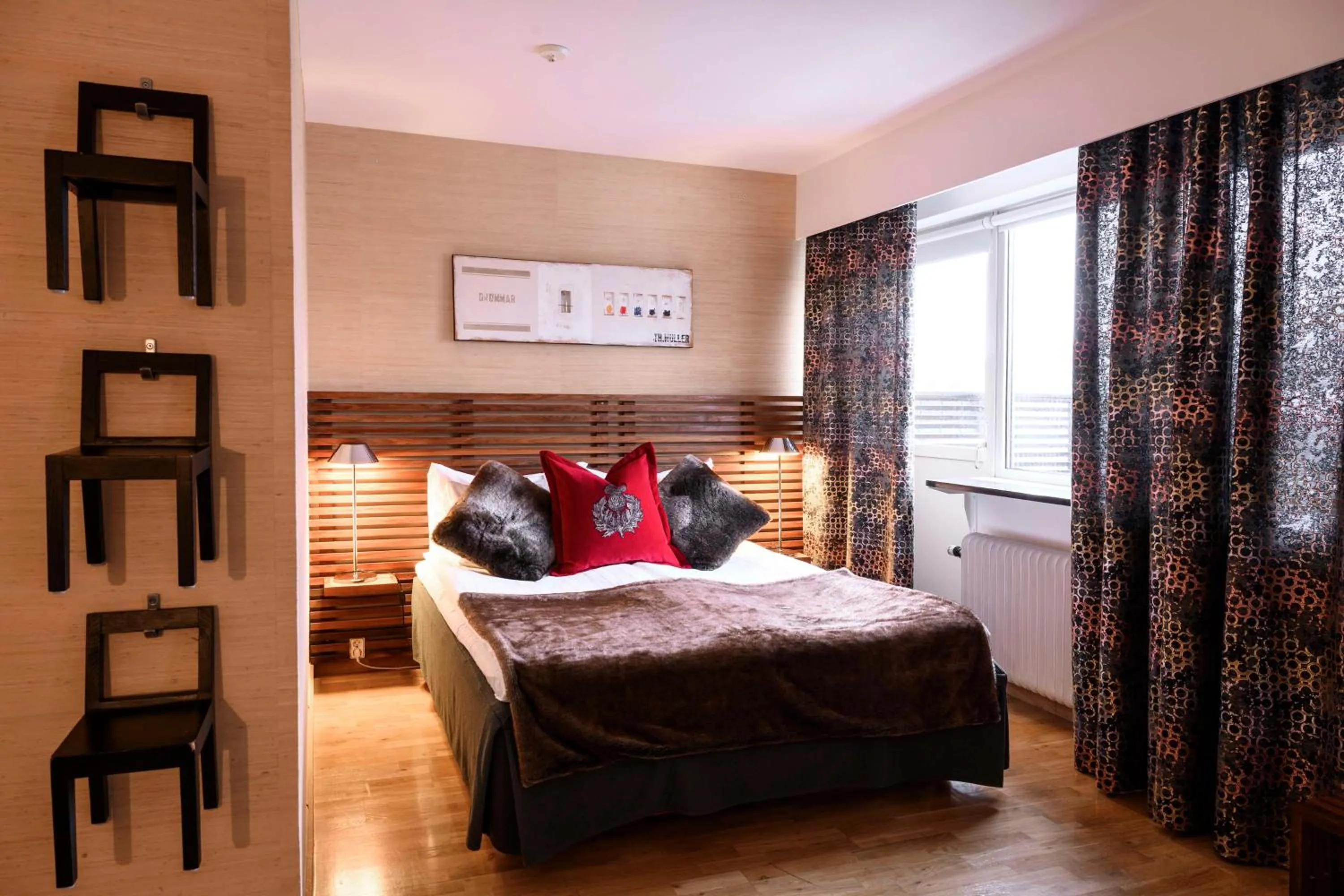 Bedroom, Bed in Scandic Värnamo