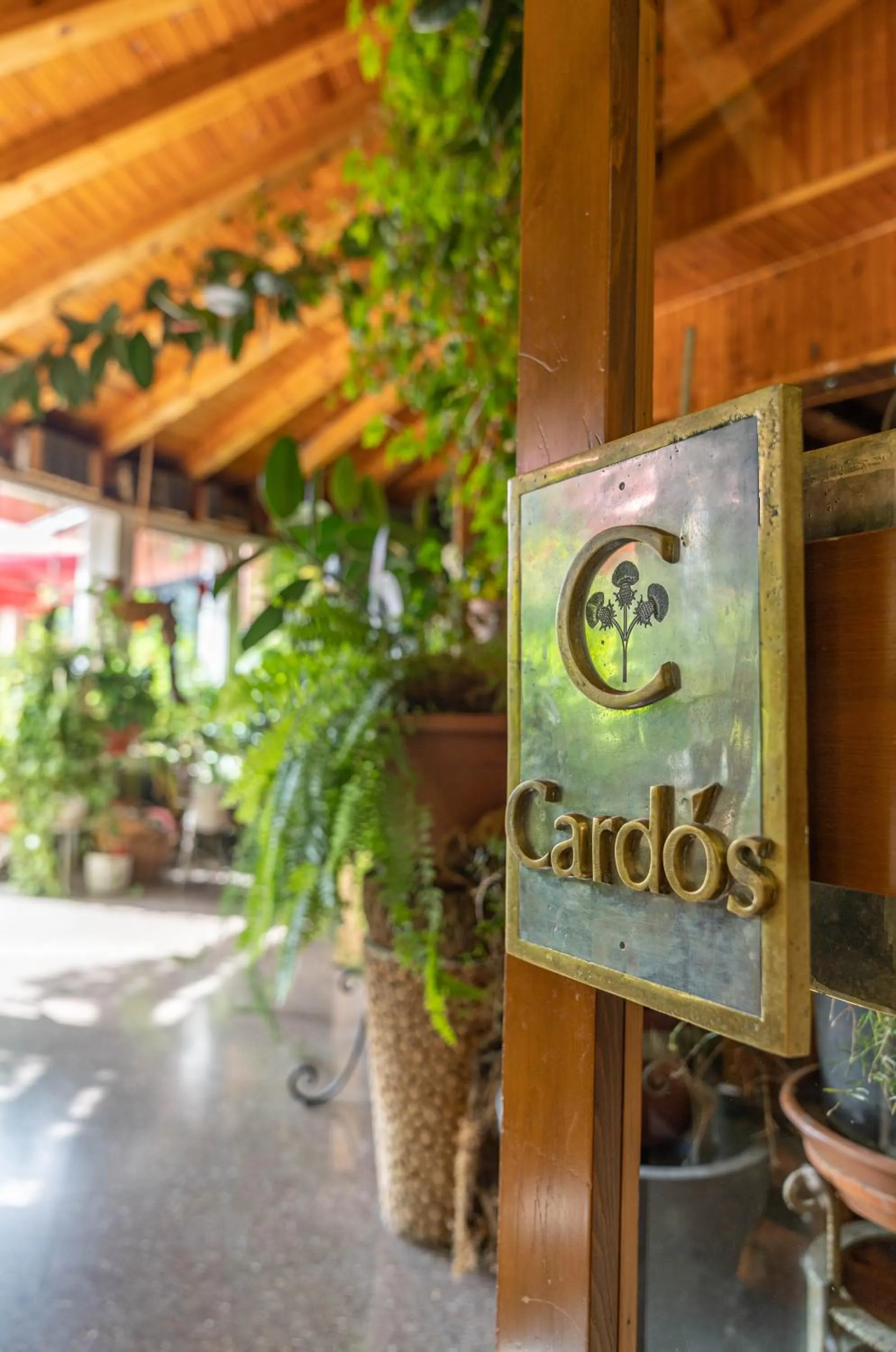 Decorative detail in Hotel Cardós