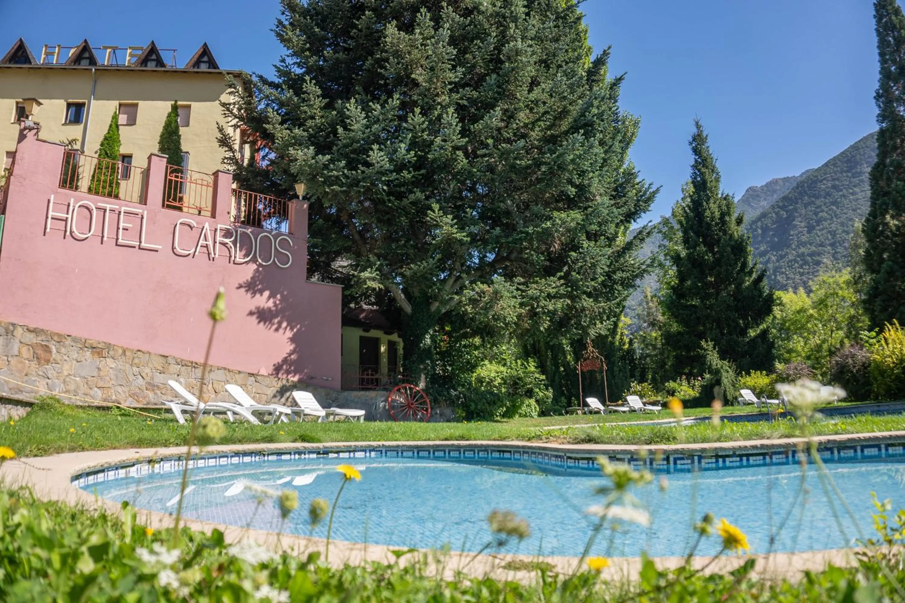 Garden in Hotel Cardós