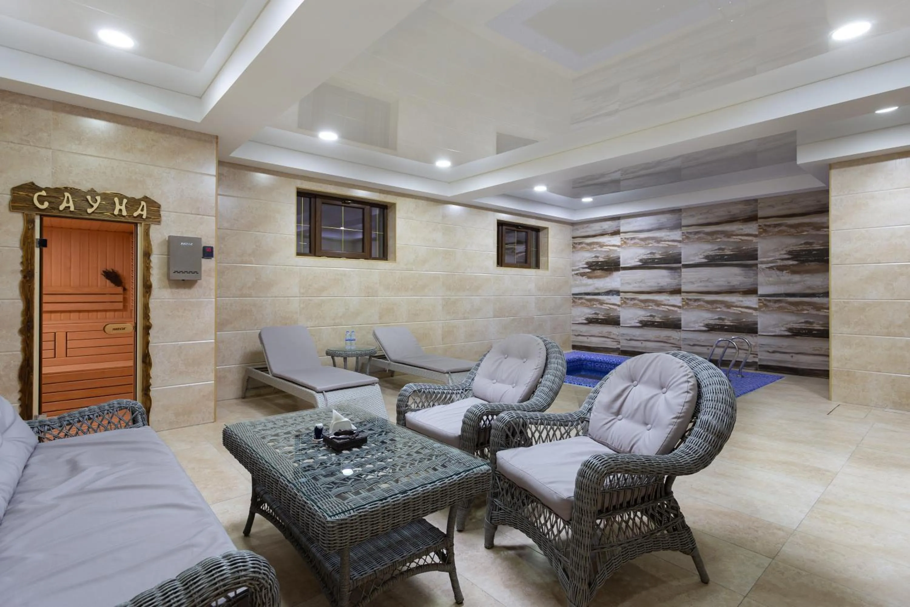 Sauna, Bed in Palace Hotel Tashkent