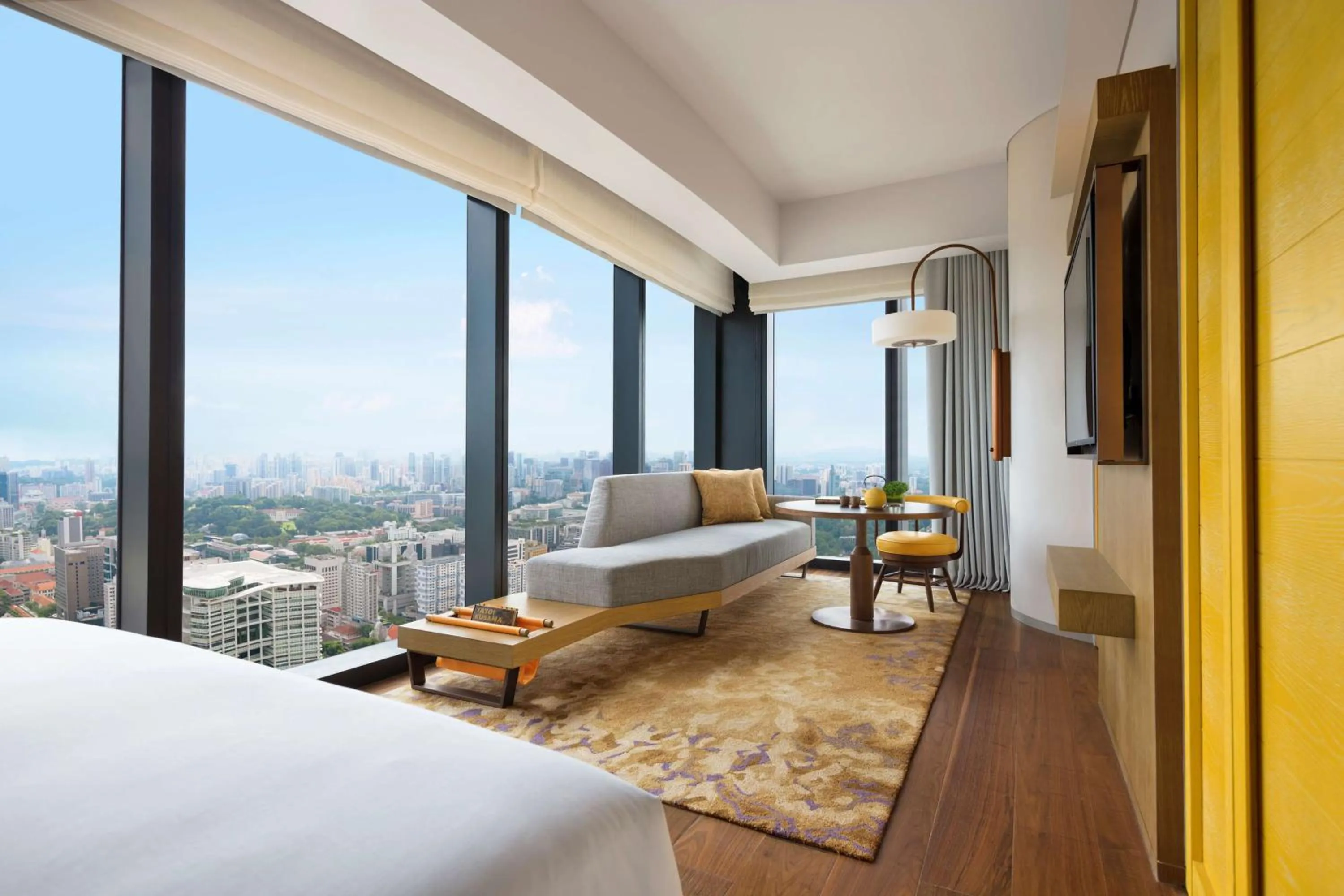Photo of the whole room, Bed in Andaz Singapore, By Hyatt